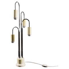 Table Lamp Chromed Aluminium, Italy, 1960s-1970s