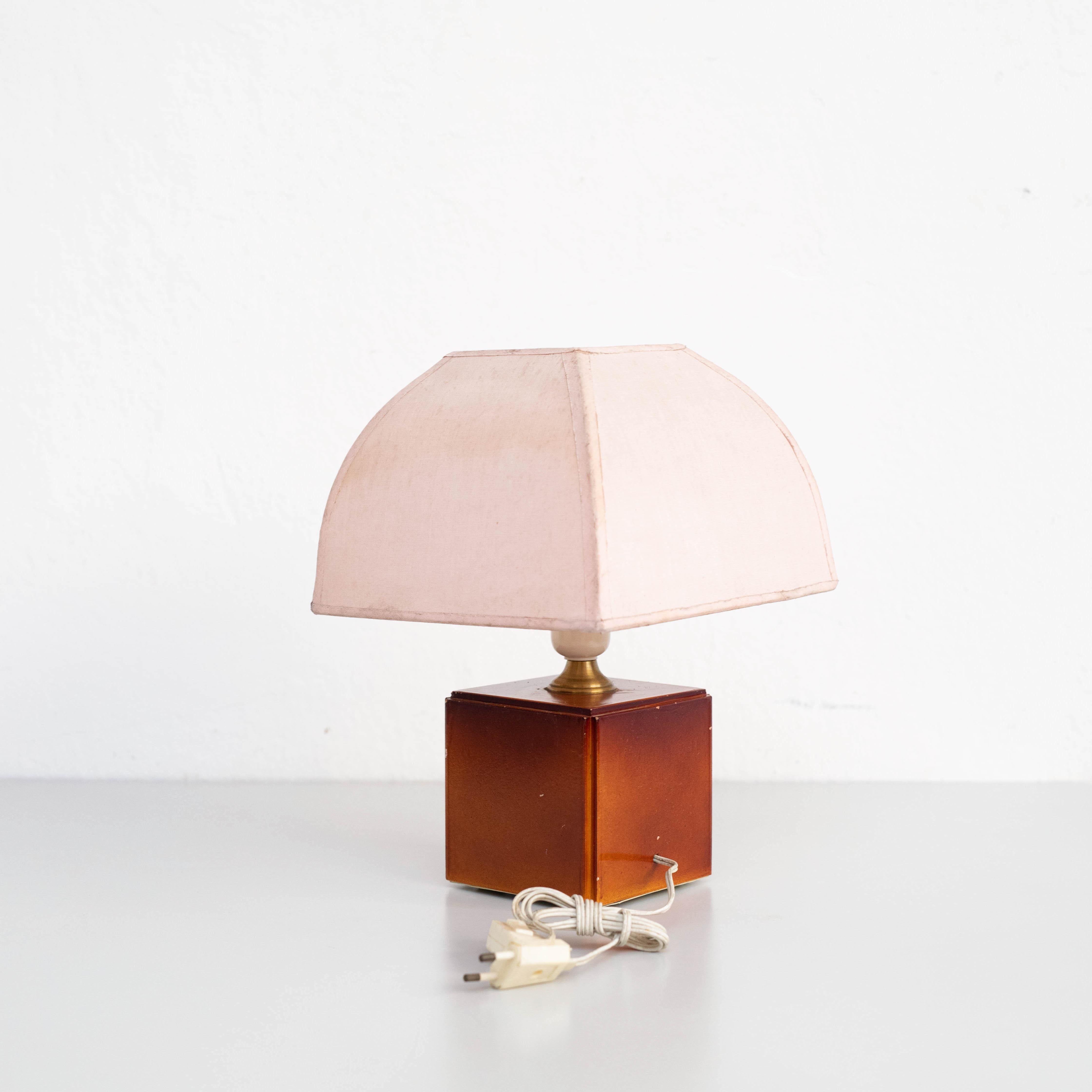 Mid-Century Modern Table Lamp, circa 1970 For Sale