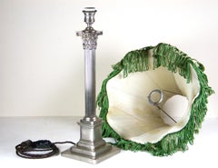 Table lamp, Corinthian column, ca. 1900