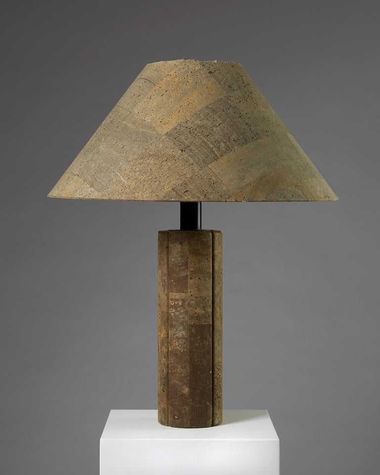 Table Lamp "Cork," Designed by Ingo Maurer, Germany, 1970s ...
