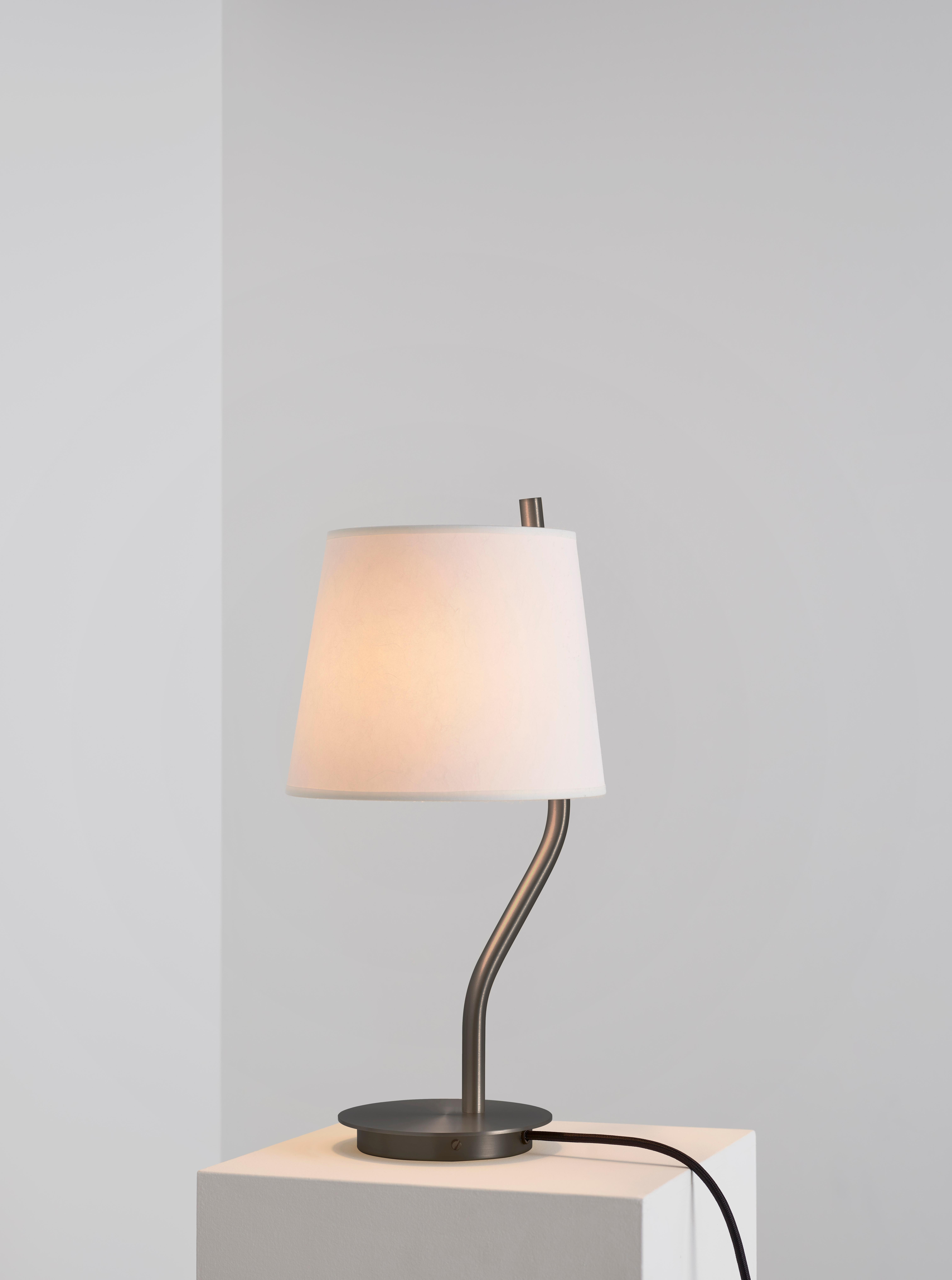 Table lamp couture by Hervé Langlais
Dimensions: 45 H cm.
Materials: Satin brass, drop paper.
Customizable materials.

Arborescence is a complete range in a variety of sizes and finishes. As a flexible concept, you can customize the light into