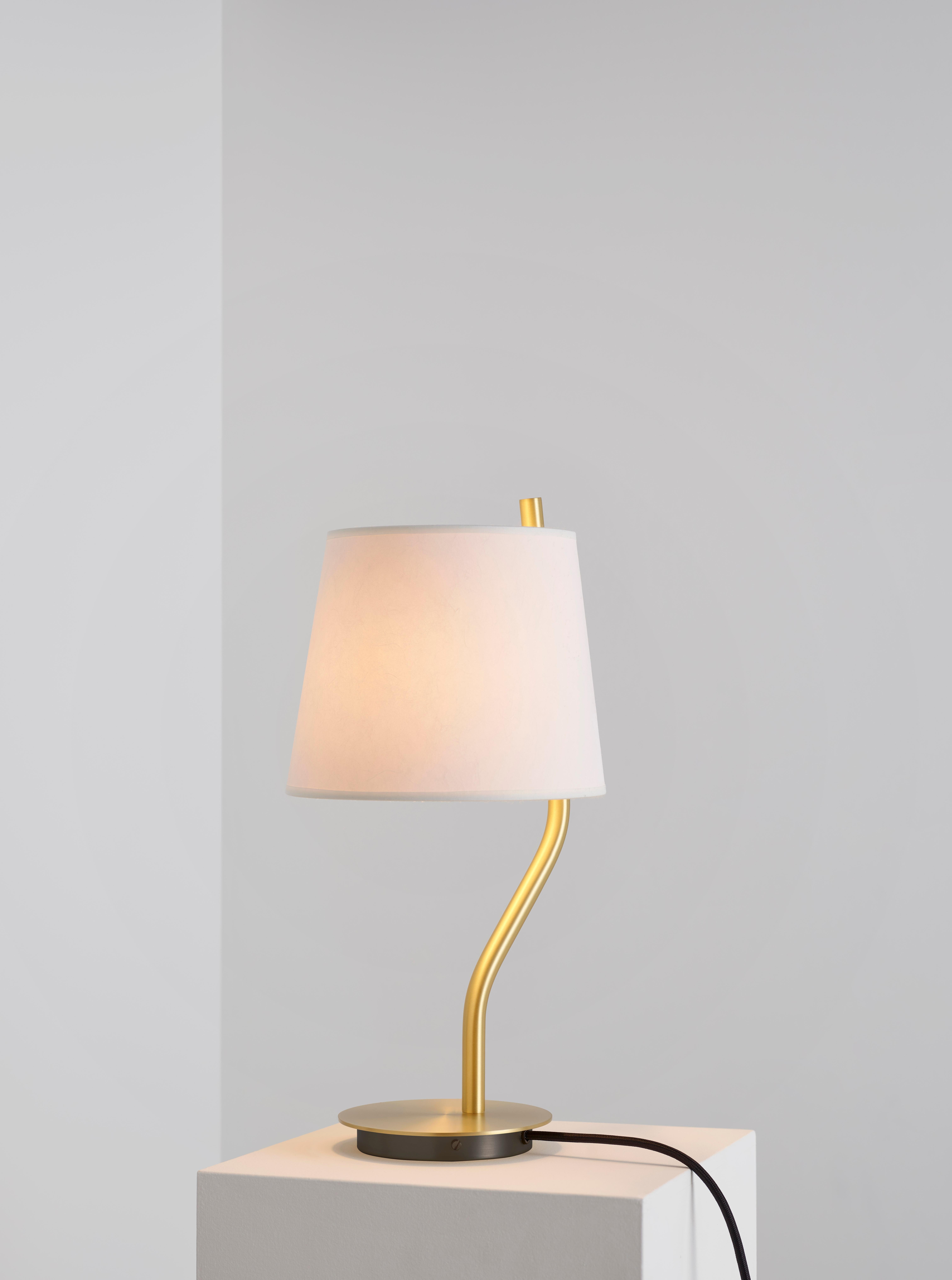 Table lamp couture by Hervé Langlais
Dimensions: 45 H cm
Materials: Satin brass, drop paper
Customizable materials

Arborescence is a complete range in a variety of sizes and finishes. As a flexible concept, you can customize the light into a