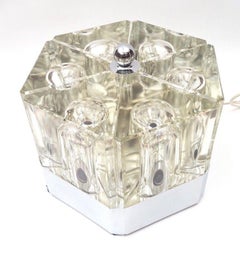 Table Lamp "Cuboluce" Design Alessandro Mendini for Fidenza Vetraria, 1970s