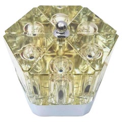 Table Lamp "Cuboluce" Design Alessandro Mendini for Fidenza Vetraria, 1970s