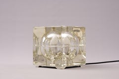 Lampada da tavolo Cubosfera di Alessandro Mendini per Fidenza Vetraria Italia 1968