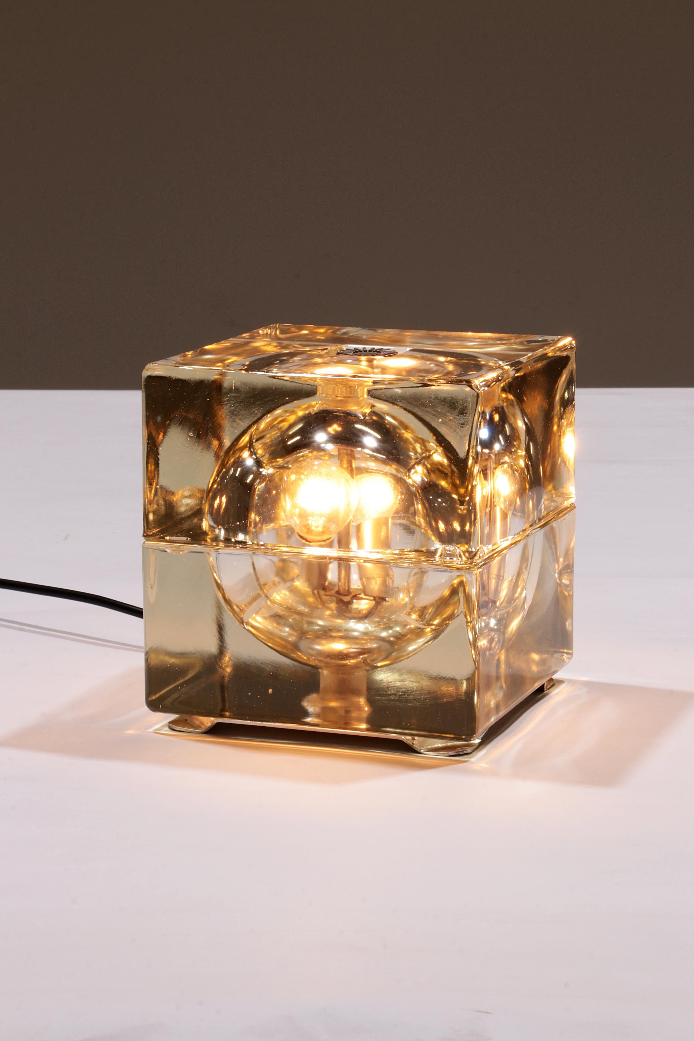 Moderne Lampe de bureau Cubosfera d'Alessandro Mendini - Design italien, 1968 en vente