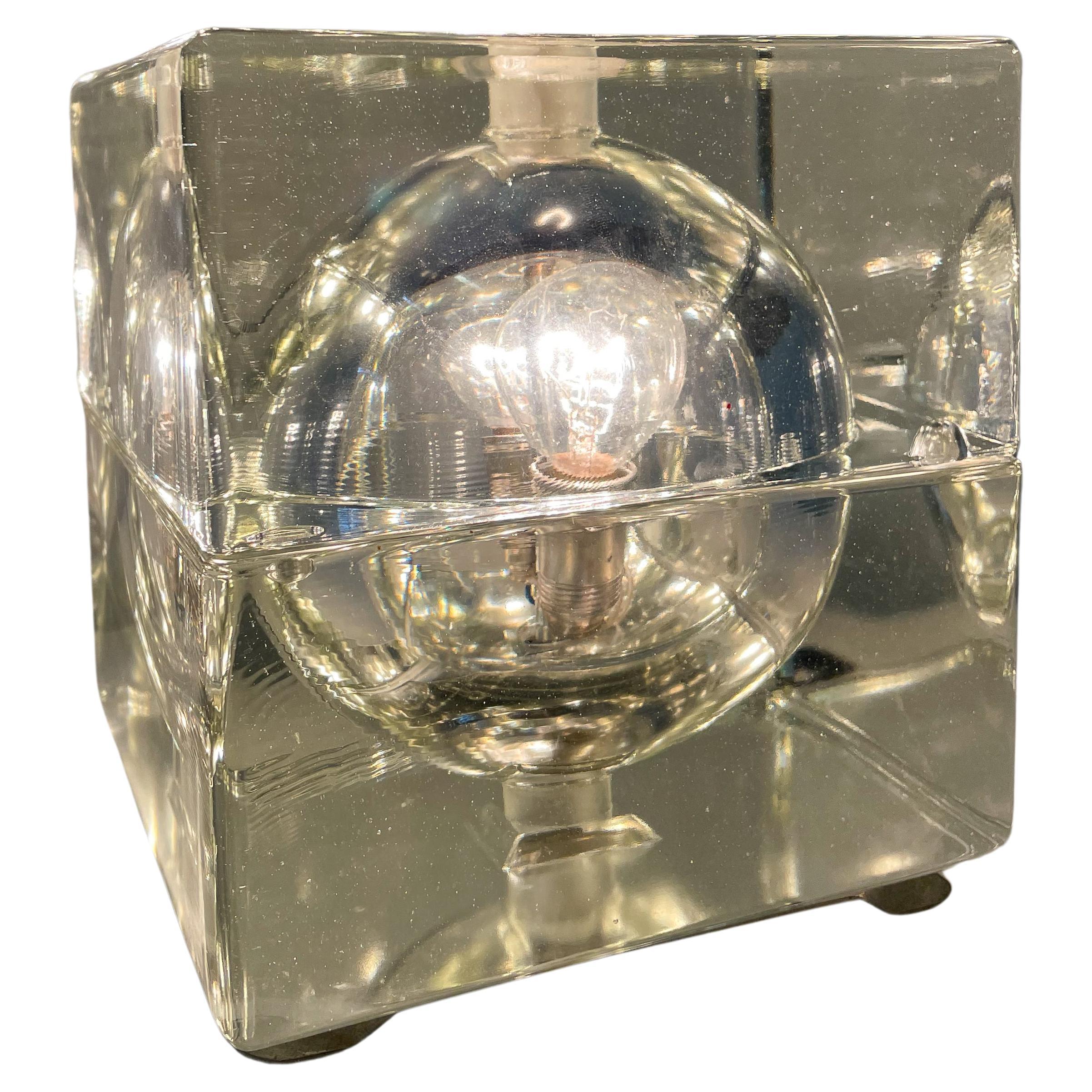 Tischlampe „Cubosfera“ von Alessandro Mendini, Italien, 1968 im Angebot