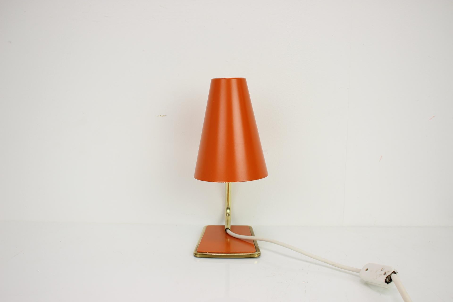 Mid-Century Modern Table Lamp , Czechoslovakia, 1960's For Sale