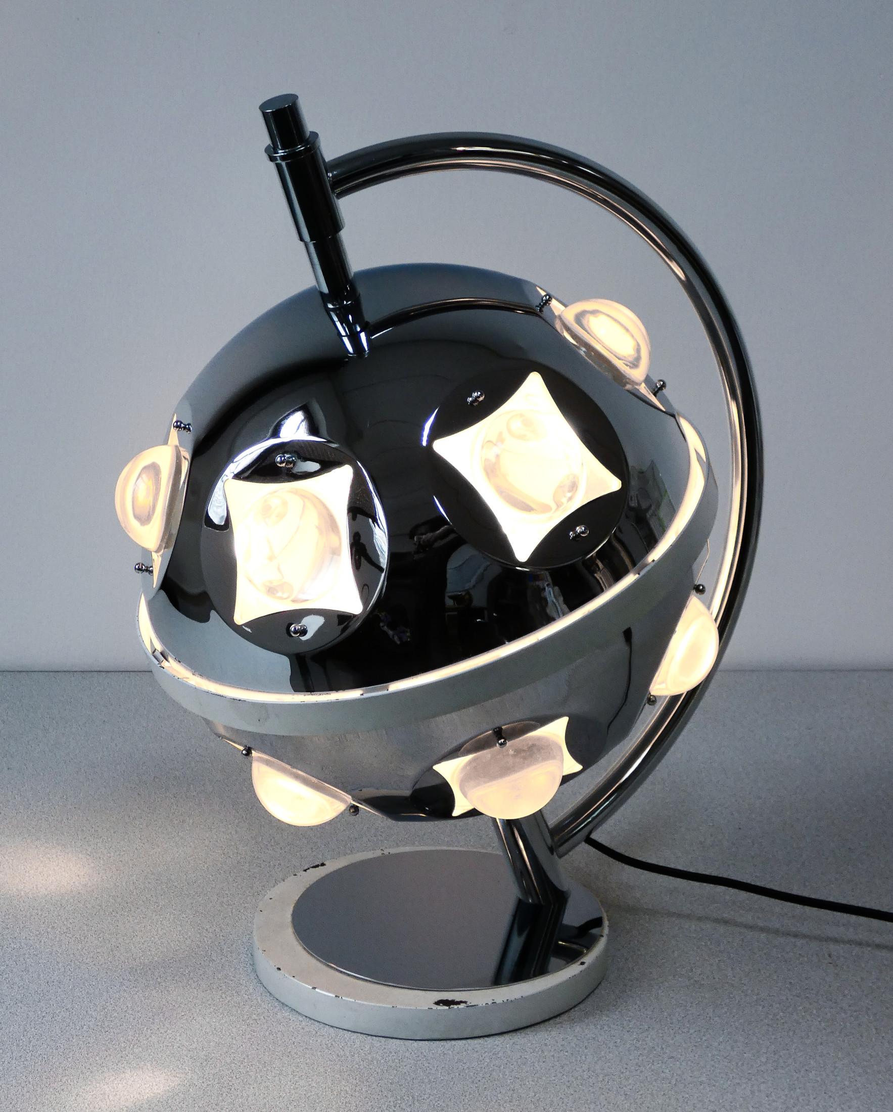 Table Lamp, Design by Oscar Torlasco for Stilkronen, 1960s/70s In Good Condition In Torino, IT