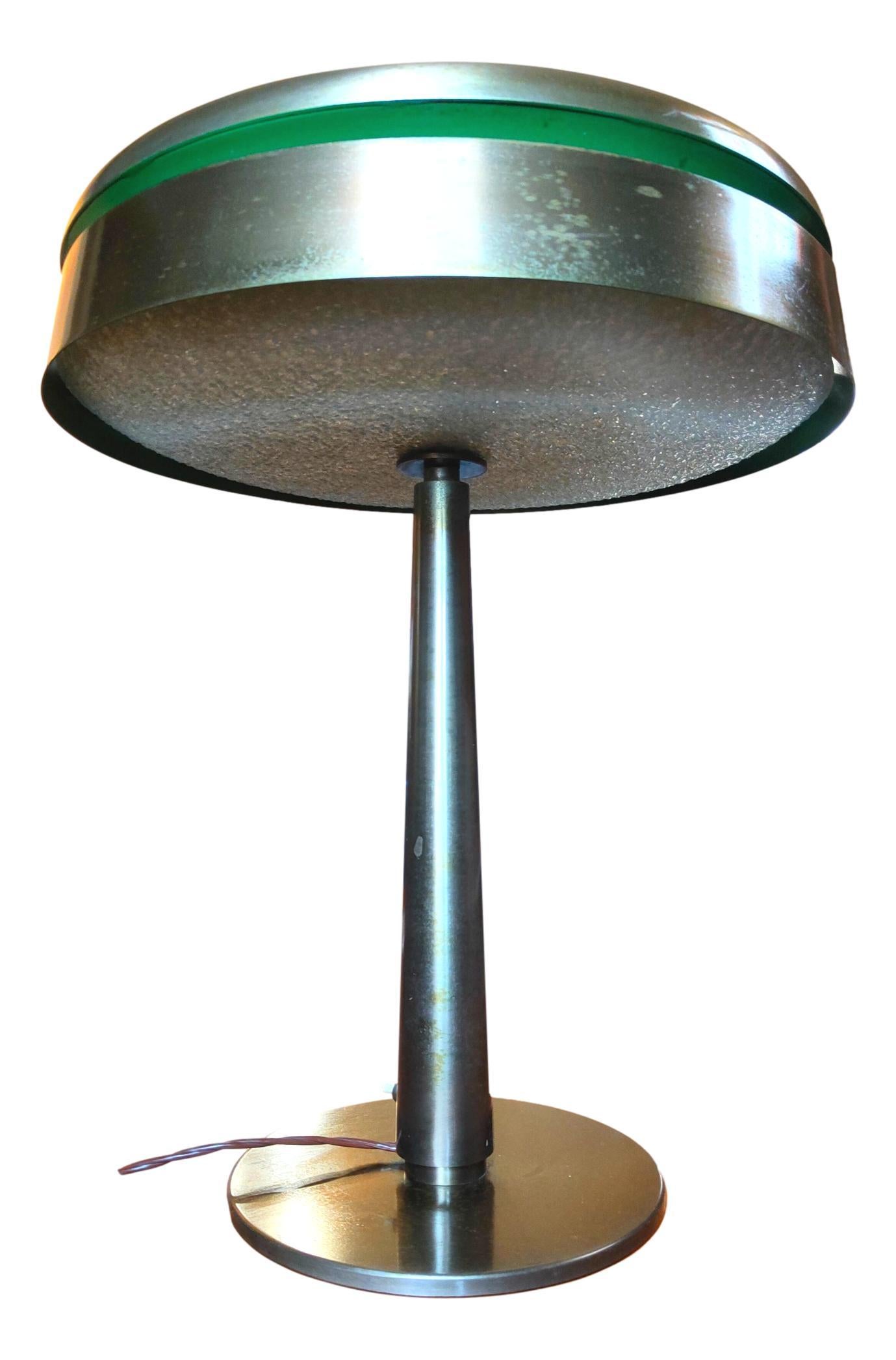 Italian Table Lamp Design Max Ingrand for Fontana Arte 2278 Model, Italy, 1960 For Sale