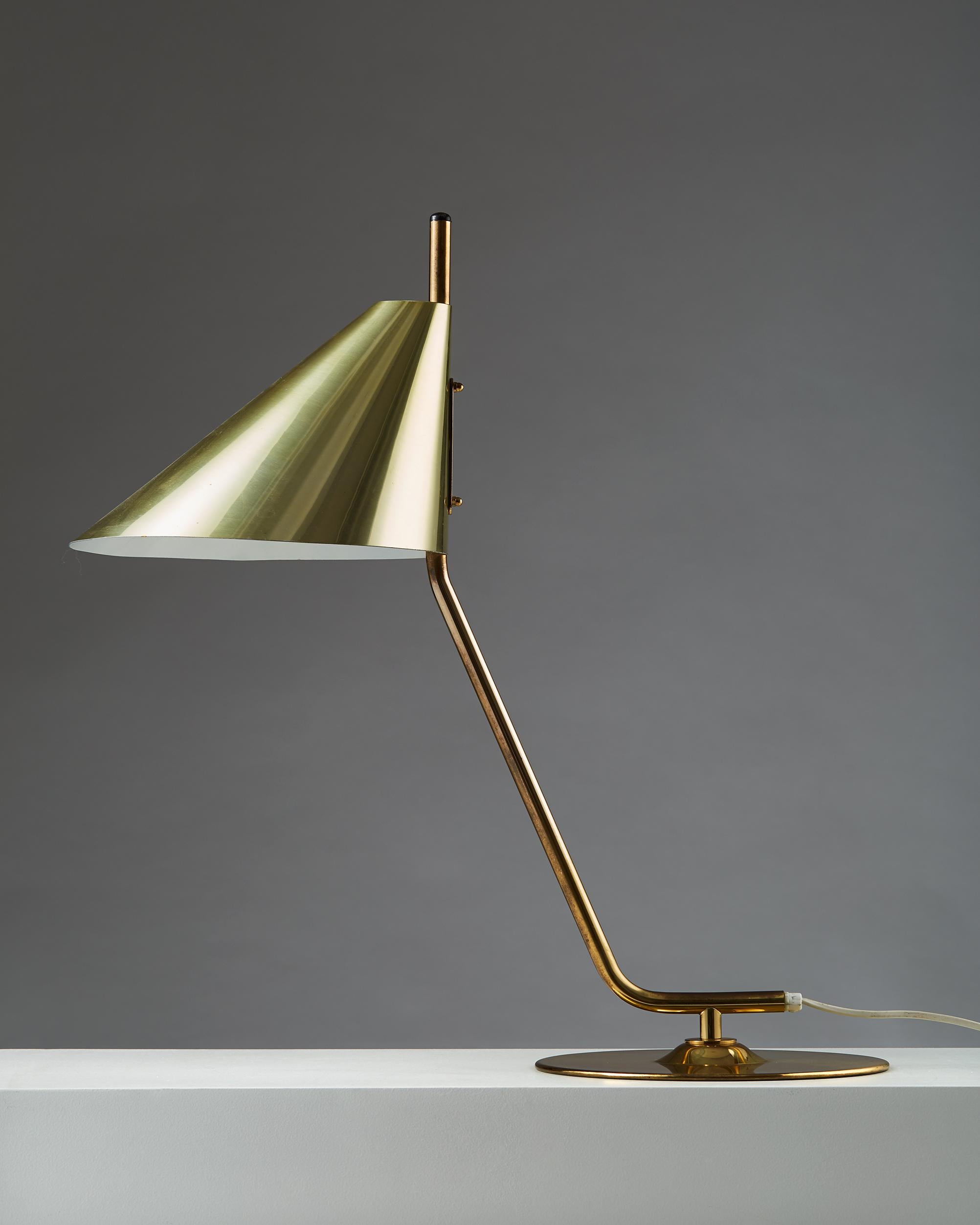 Scandinavian Modern Table Lamp Designed by Hans Agne Jakobsson, Sweden, 1960s