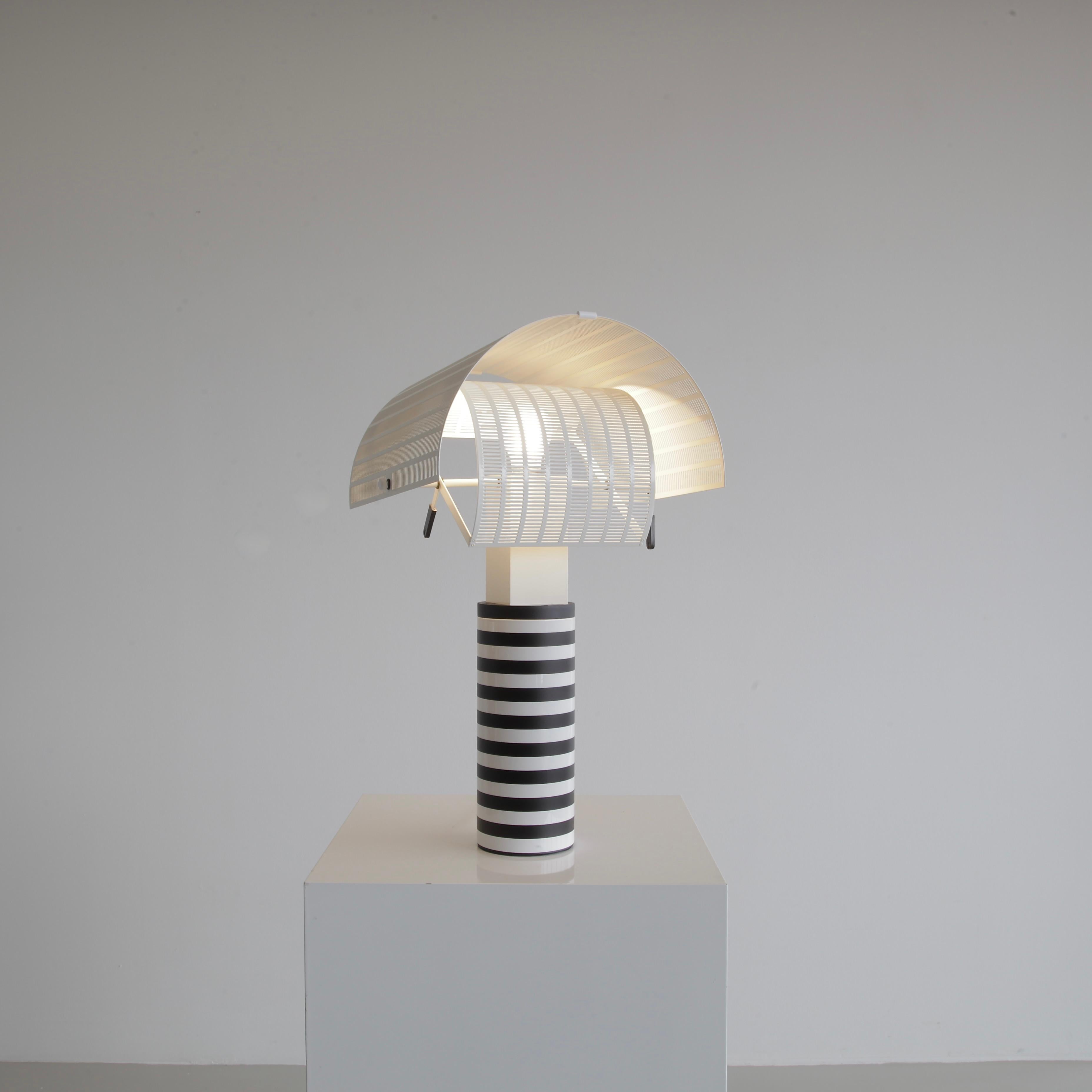 Lampada da tavolo disegnata da Mario BOTTA per Artemide, 1986 in vendita 1