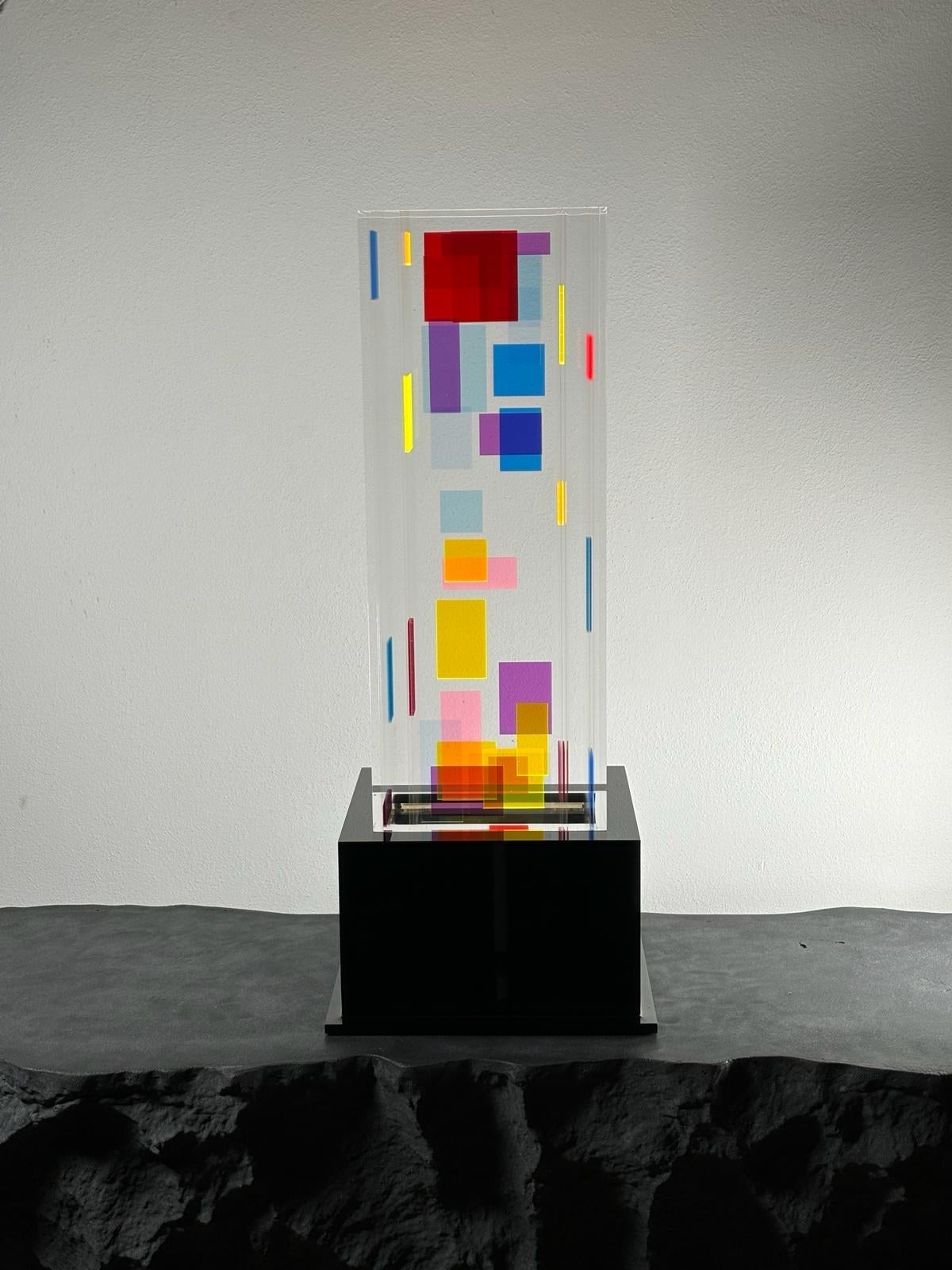 Table Lamp Plexiglass DNA model designed by Studio Superego for Superego Editions. 
 
Biography
Superego editions was born in 2006, performing a constant activity of research in decorative arts by offering both contemporary and vintage works,