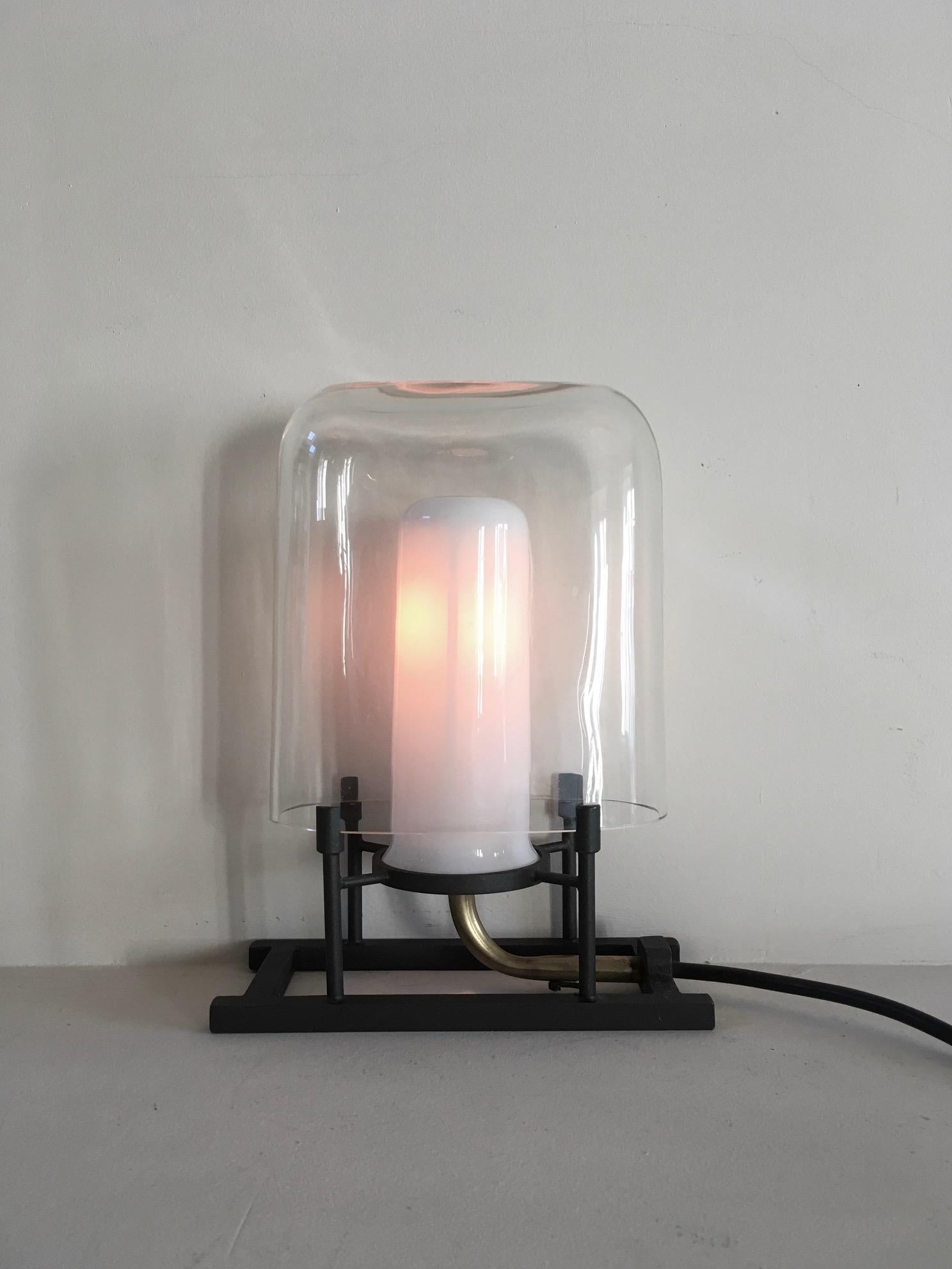 Industrial Table Lamp EFRA, Moretti Edition Murano