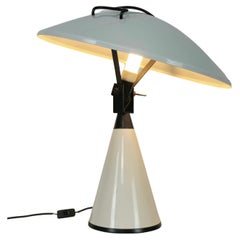 Table Lamp Elio Martinelli Radar Aluminum Metal Midcentury Italian Design 1970s