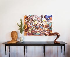 Table Lamp, Eliza's Big Question, Burnished Copper, Jordan Mozer USA, 2002