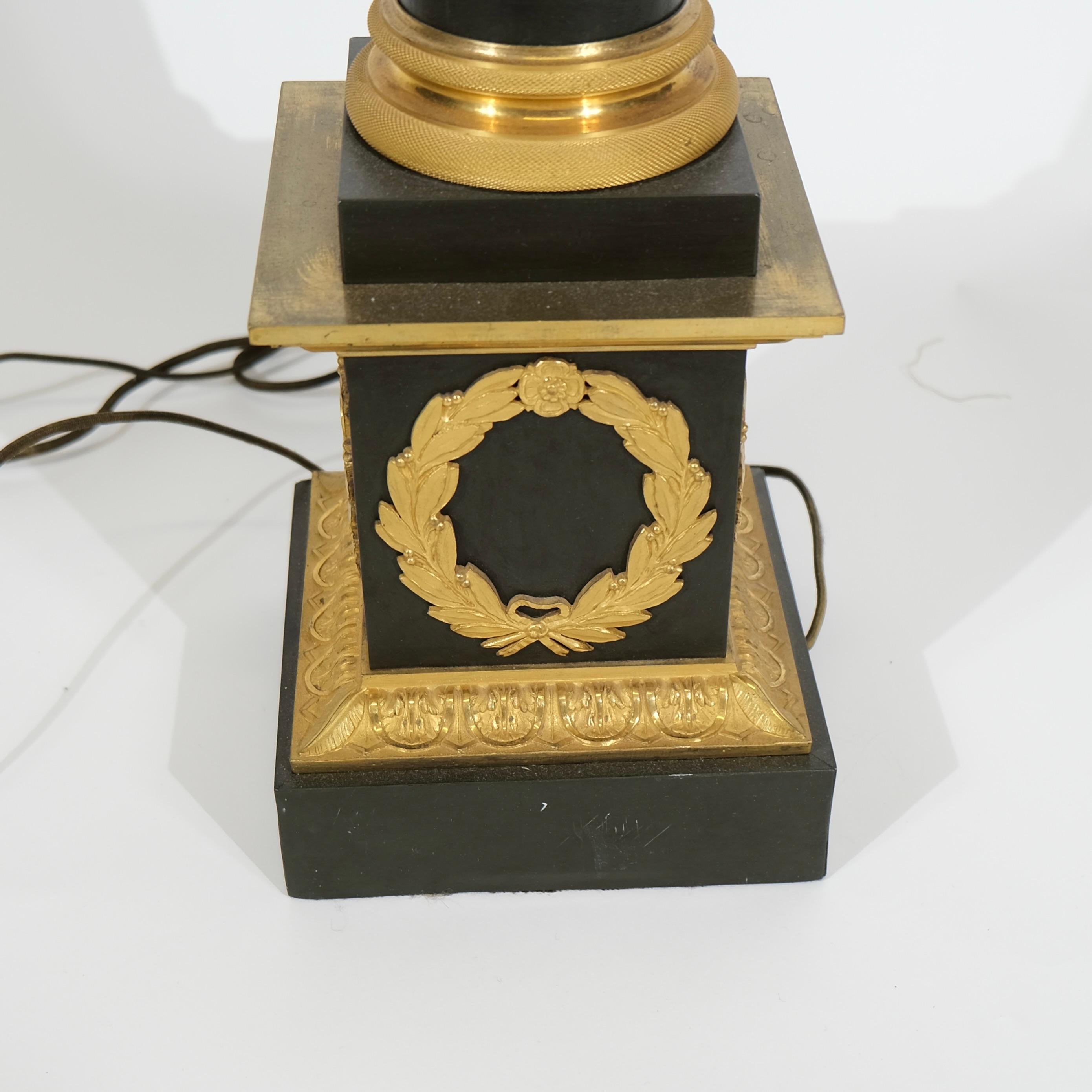 Table Lamp, Empire Period, Bronze, 19th Century 3