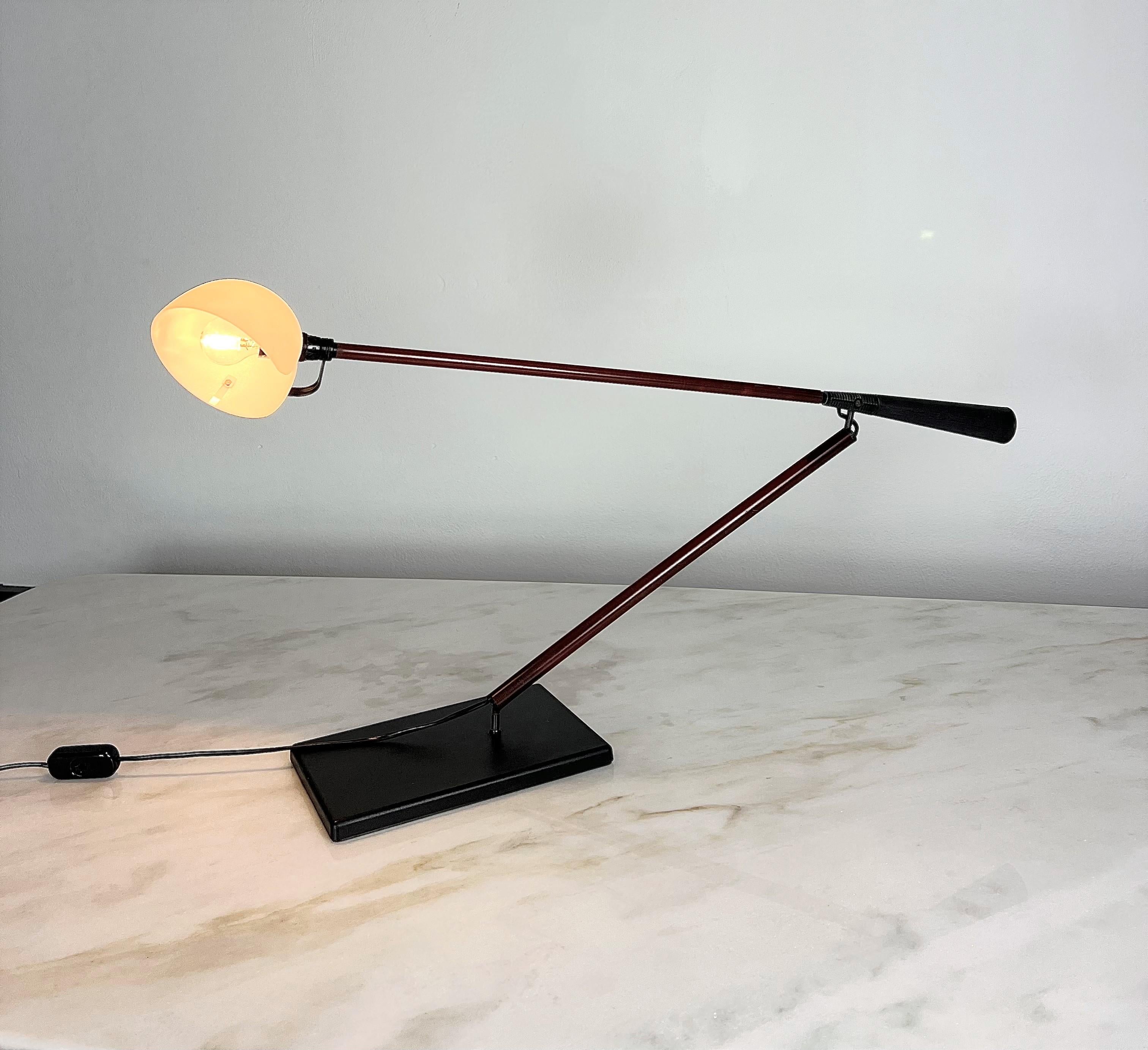 Table Lamp Fiberglass Gino Sarfatti Paolo Rizzatto for Arteluce Midcentury 1970s 3