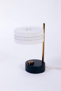 Mathieu Matégot Rare Table Lamp France 1955