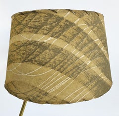 1950s Mid-century Atomic 2-Arm Lamp, Fiberglass Shades