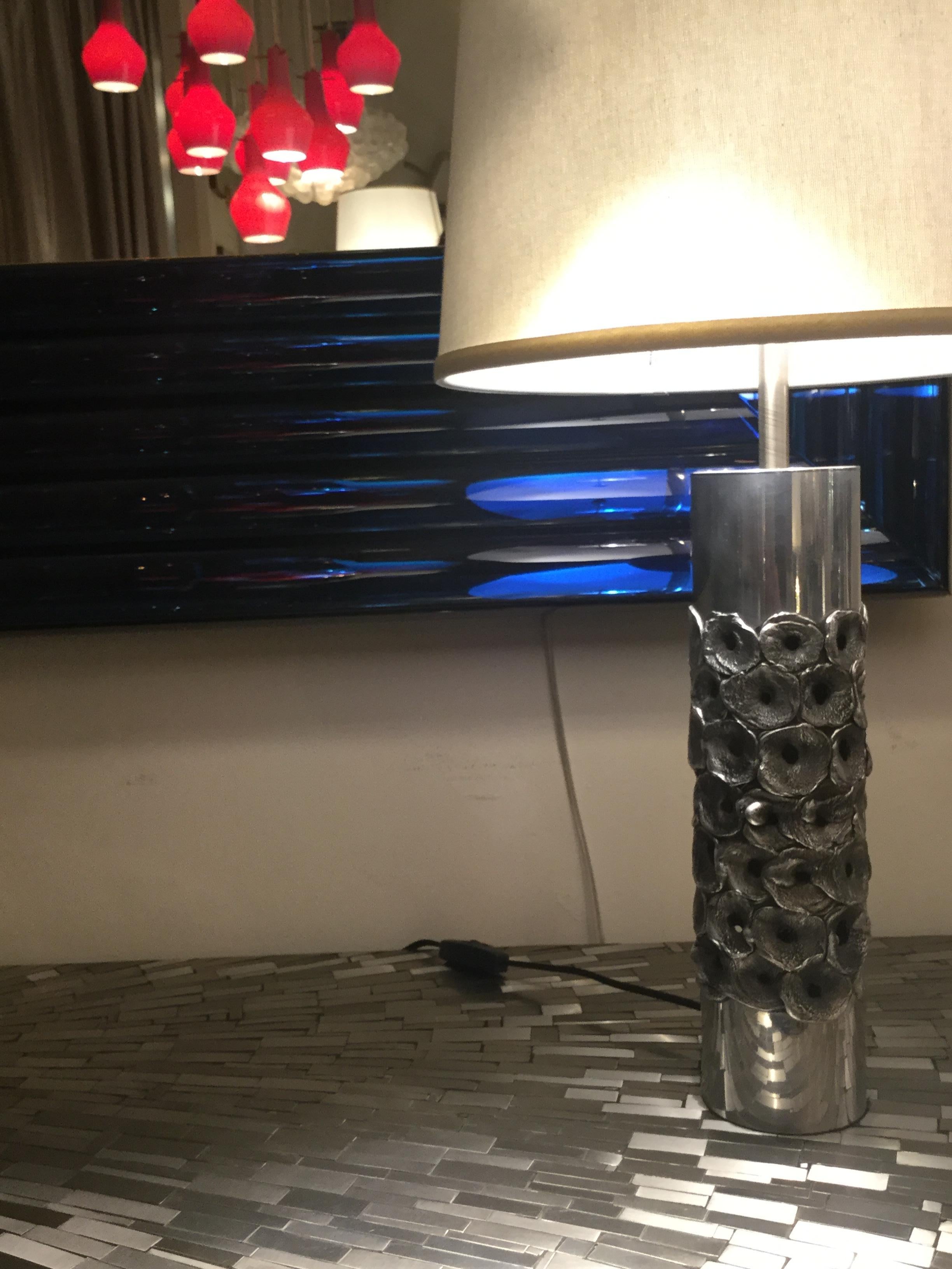 Metalwork Table Lamp, France, 2017 For Sale