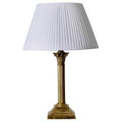 Table Lamp French Brass, 19th Century, France Table Lamp French Brass, 19th Century, France