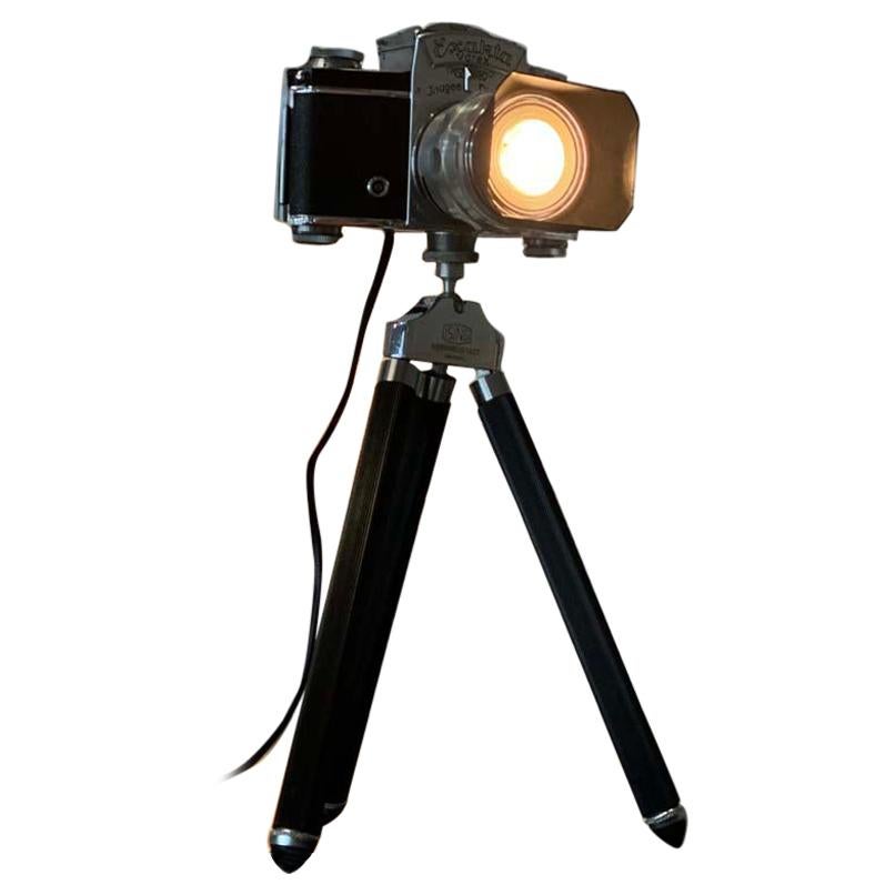 Table Lamp from an Exakta Varex Camera