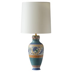 Lampe vase Lindus Arnhemsche Fayencefabriek 1910-1917, motifs Iznik