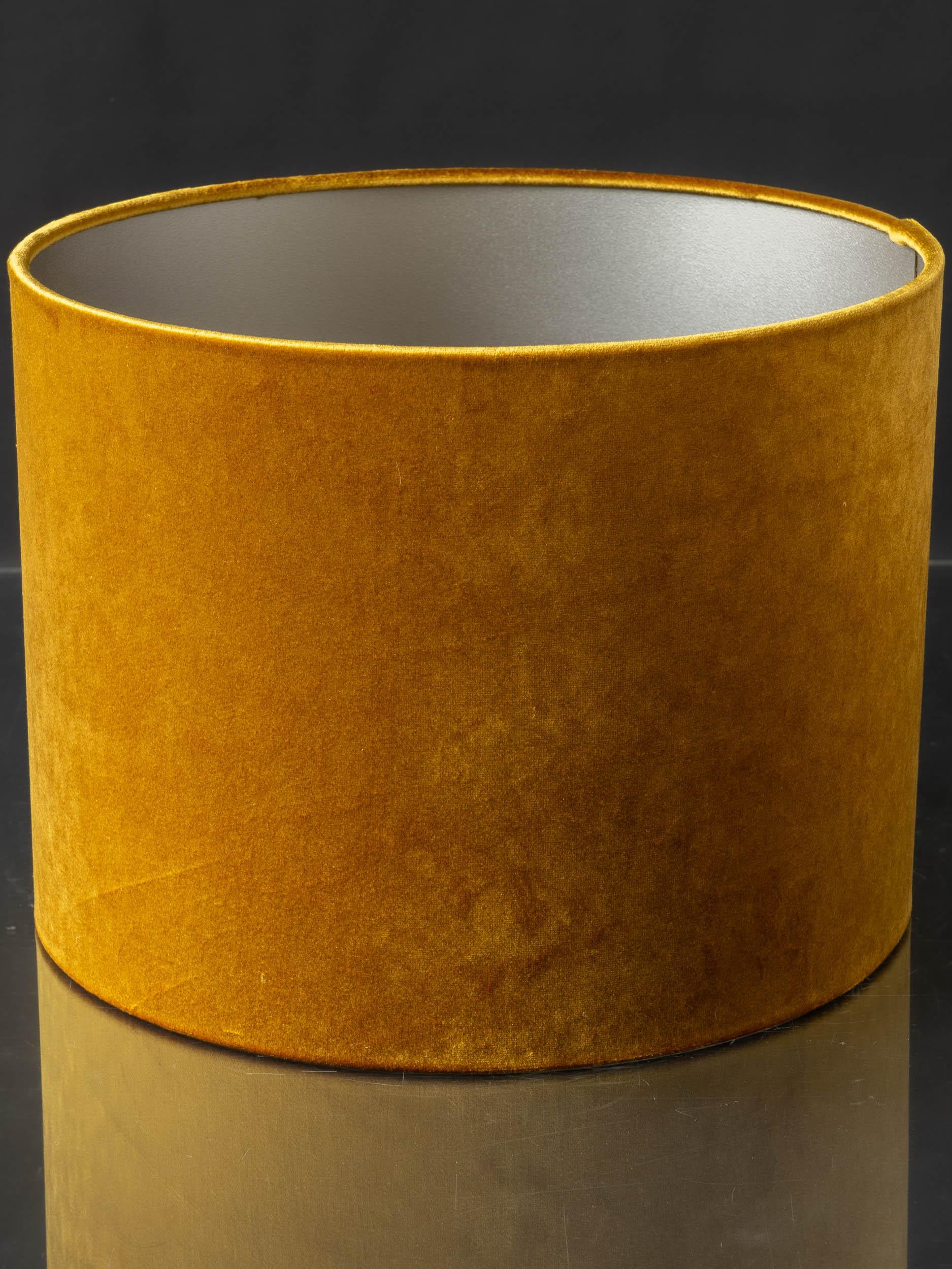 1921 PZH Gouda Vase Table Lamp, Art Deco, Murano Gold Velvet Lampshade For Sale 1