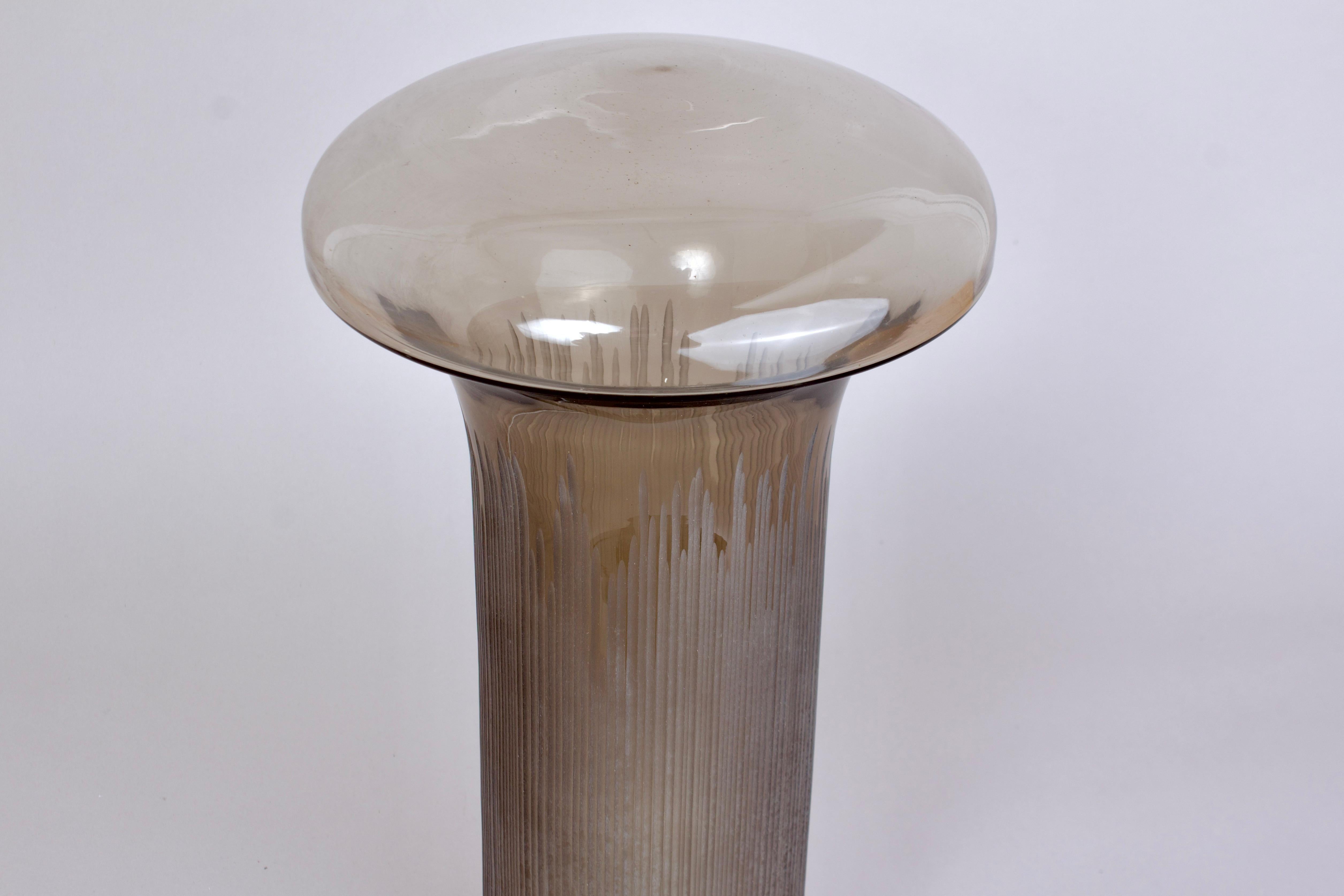 Metal Table Lamp from  Boletus serie by Mario Ticcò for Venini, Italian Design, 1970s For Sale