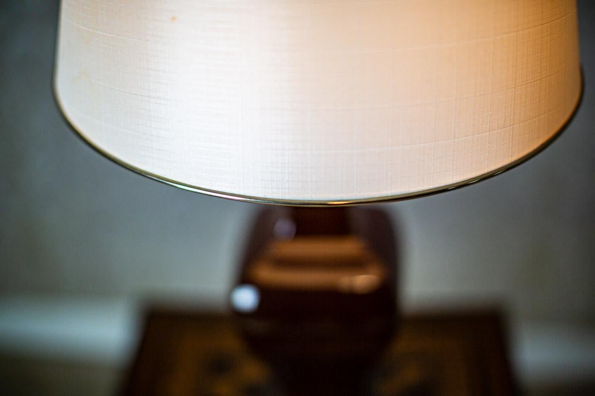 Late 20th Century Table Lamp from the 1980s with Ceramic Base