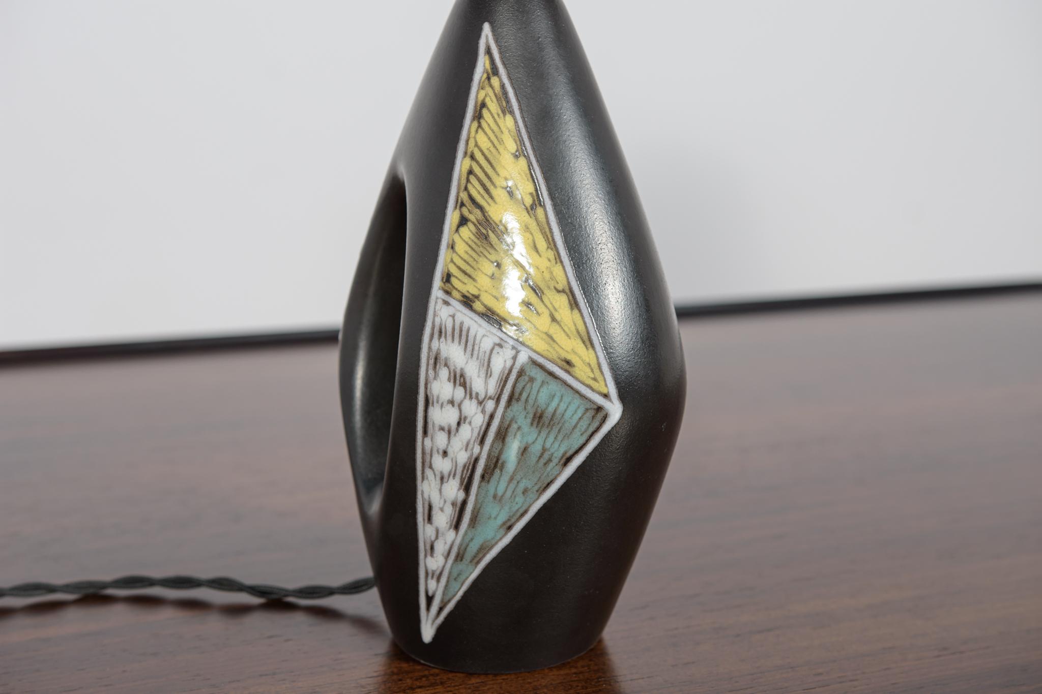Table lamp from the “Burgundy” series, designed by Holm Sorensen, Soholm. For Sale 11