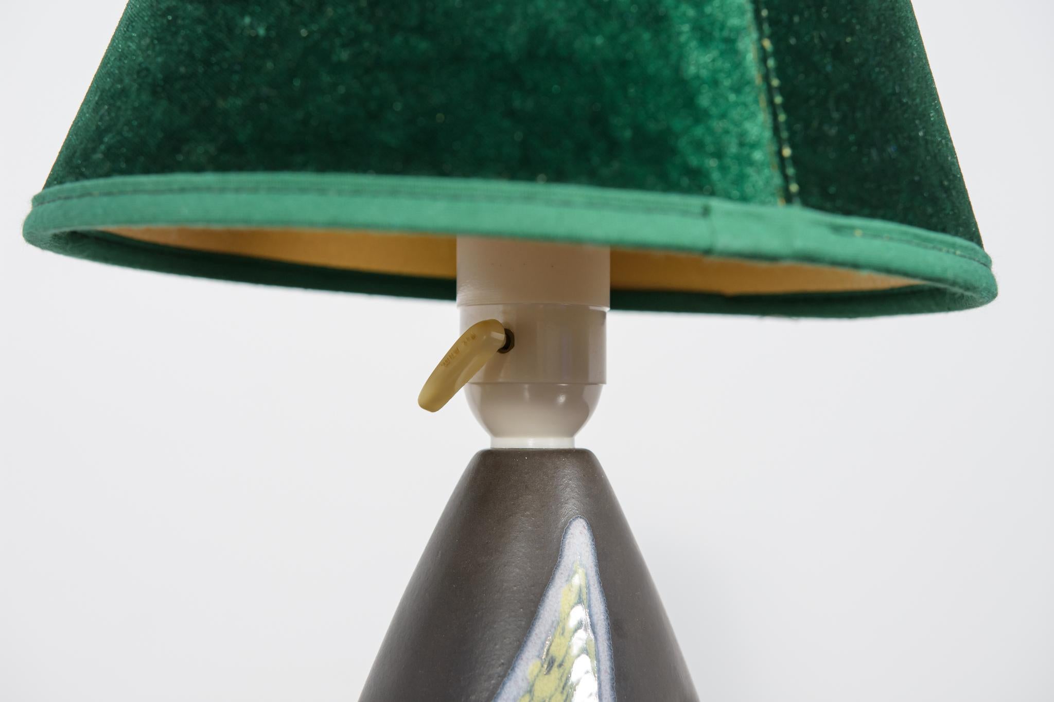 Table lamp from the “Burgundy” series, designed by Holm Sorensen, Soholm. For Sale 12