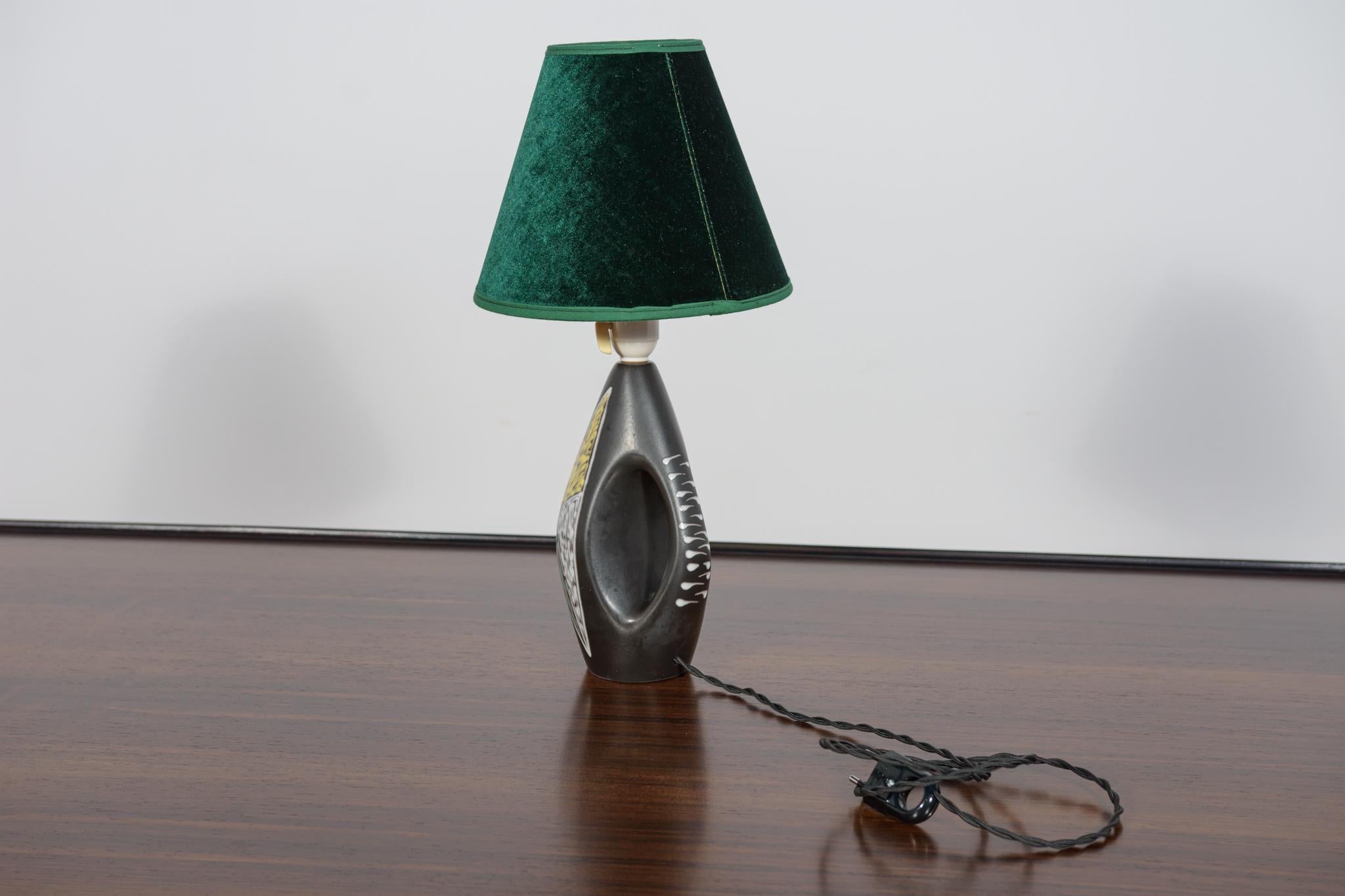 Table lamp from the “Burgundy” series, designed by Holm Sorensen, Soholm. For Sale 1