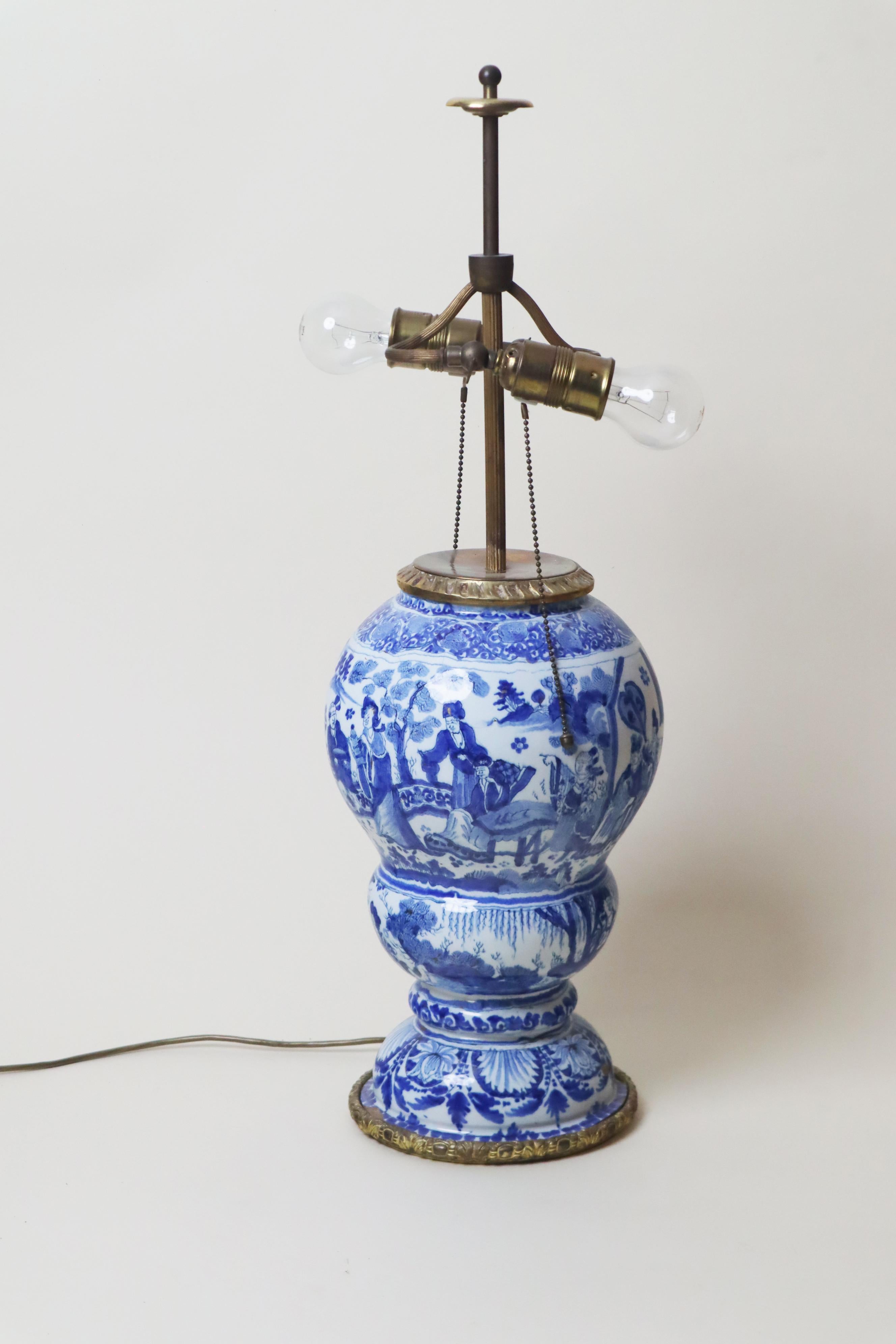 Lámpara de mesa de principios del siglo XVIII Asian Chino Style  Gerhard Wolbeer Berlín en venta 3