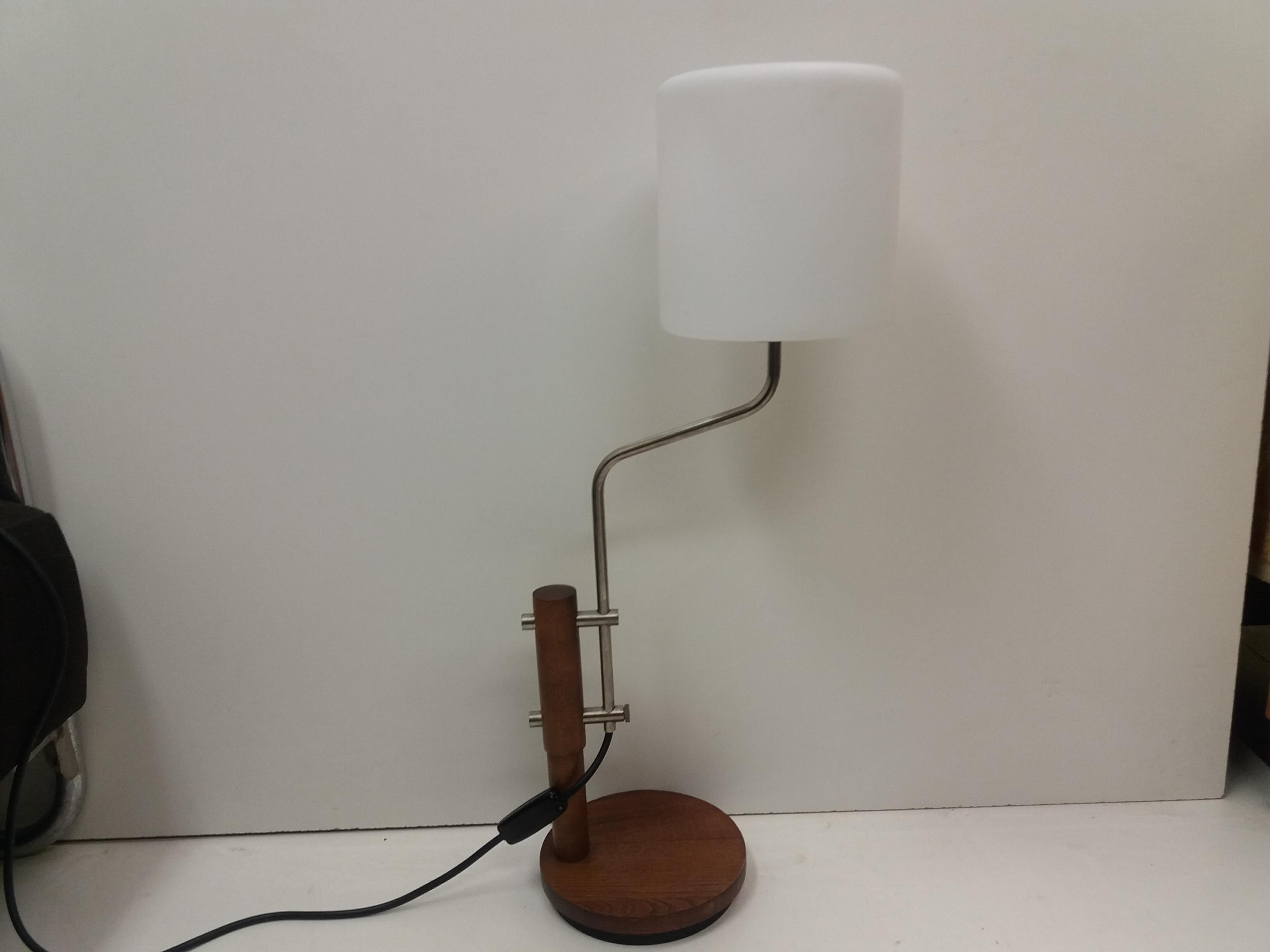 Mid-Century Modern Table Lamp, Functionalism, 1940's For Sale