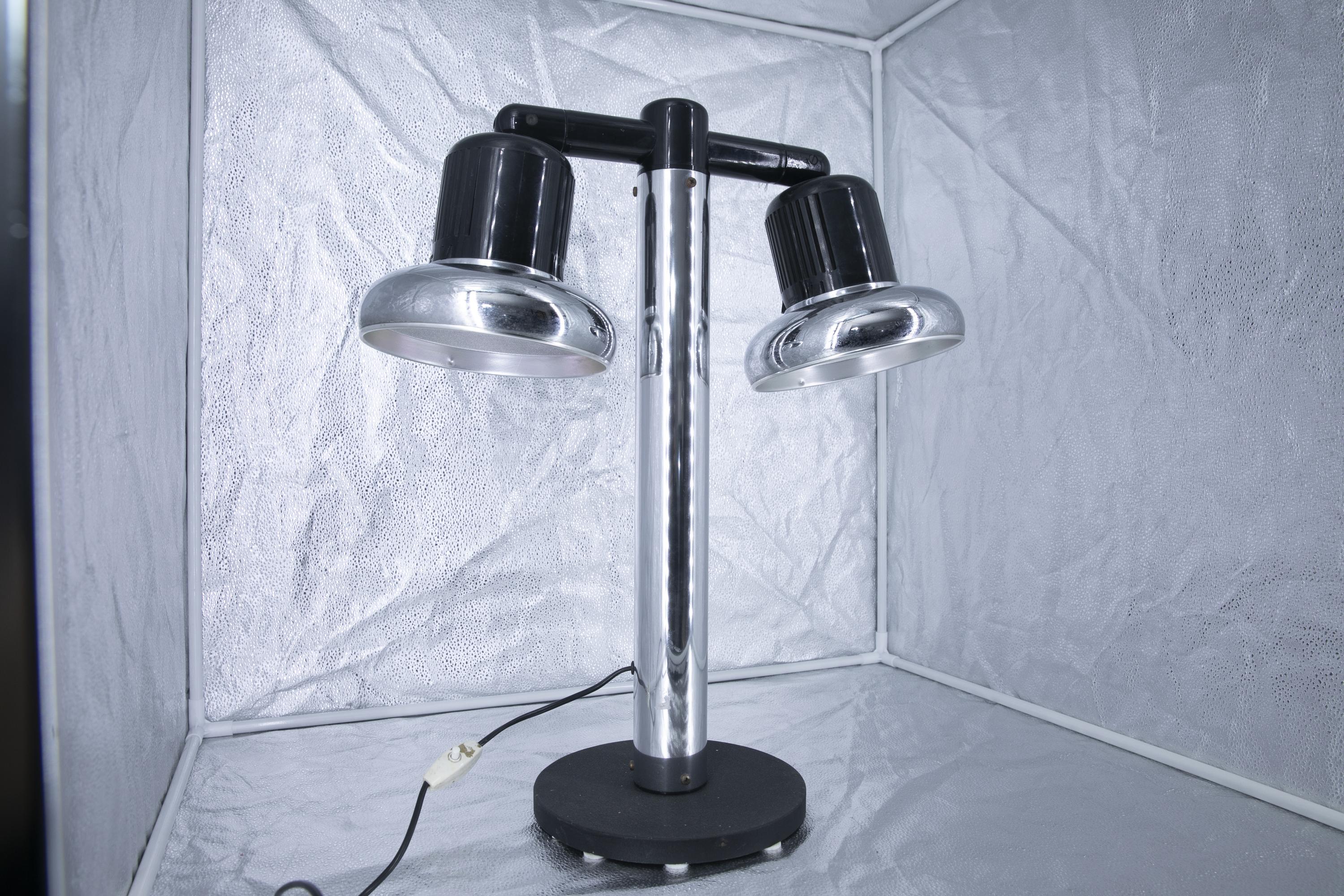 Late 20th Century Table Lamp, Gae Aulenti, Livio Castiglioni, Stilnovo, 1970s, Italy For Sale