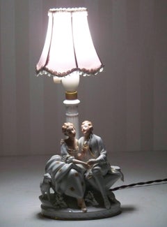 Table Lamp Gerold Porzellan, Bavaria, 1937-1949