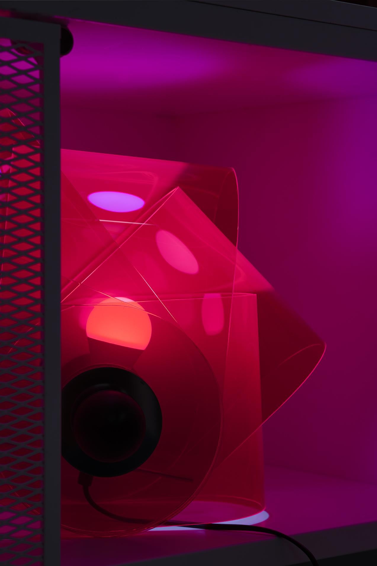Plexiglas Lampe de bureau modèle Gherpe de Superstudio pour Poltronova, Italie en vente