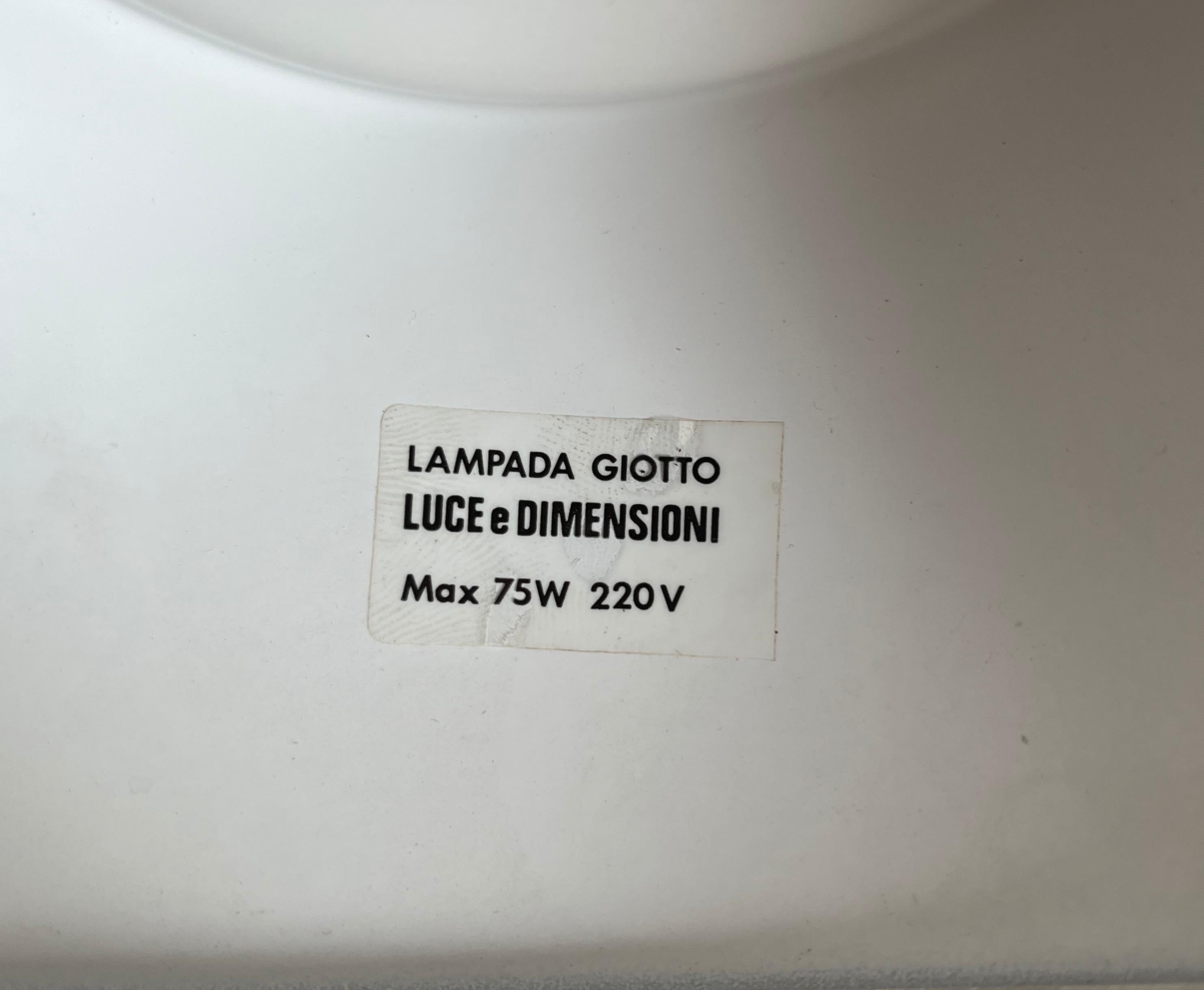Iron Table Lamp Giotto by Luci e Dimensioni For Sale
