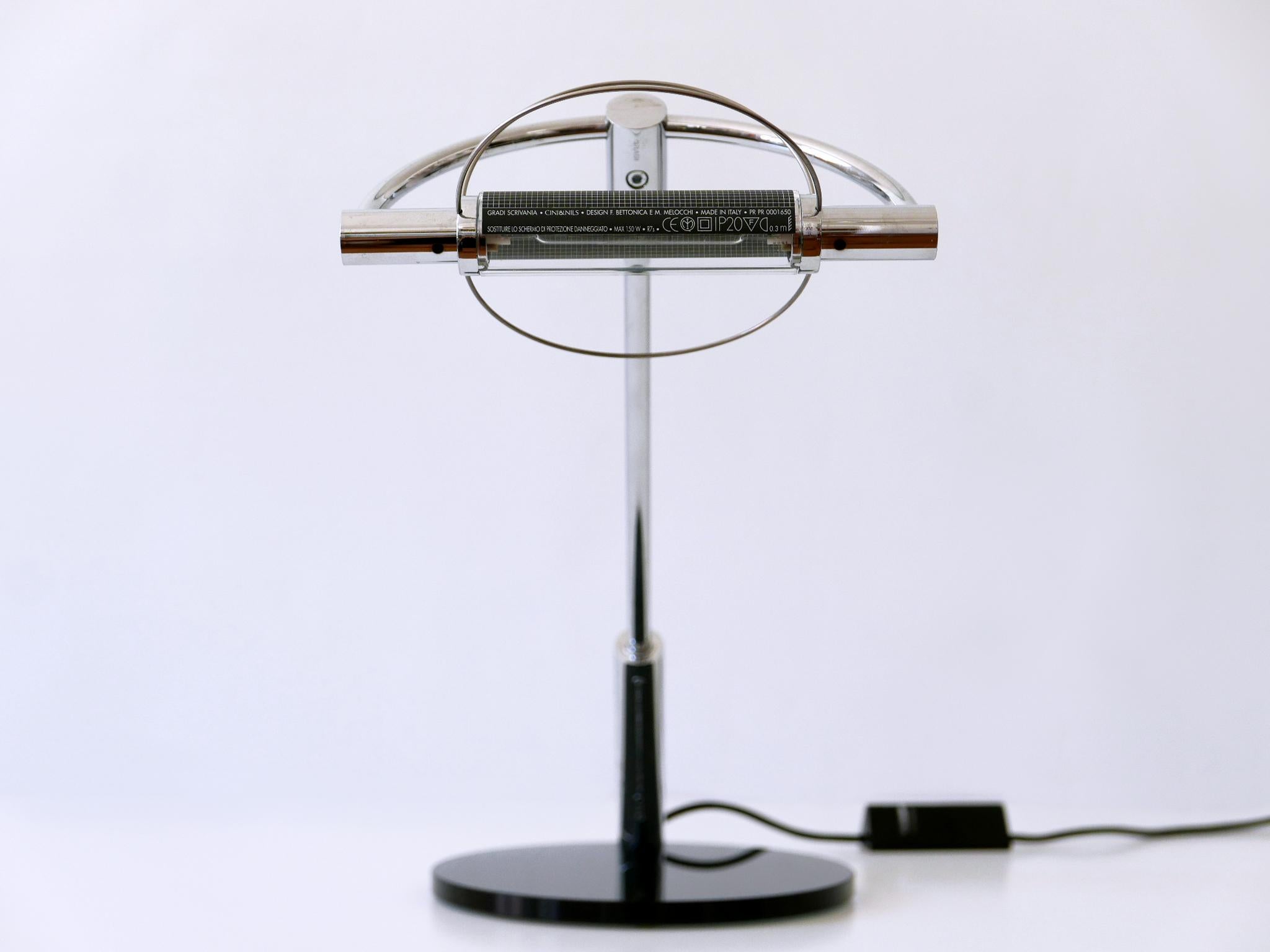 Table Lamp 'Gradi Scrivania' by Bettonica E Melocchi for Cini & Nils Italy 1990s For Sale 9