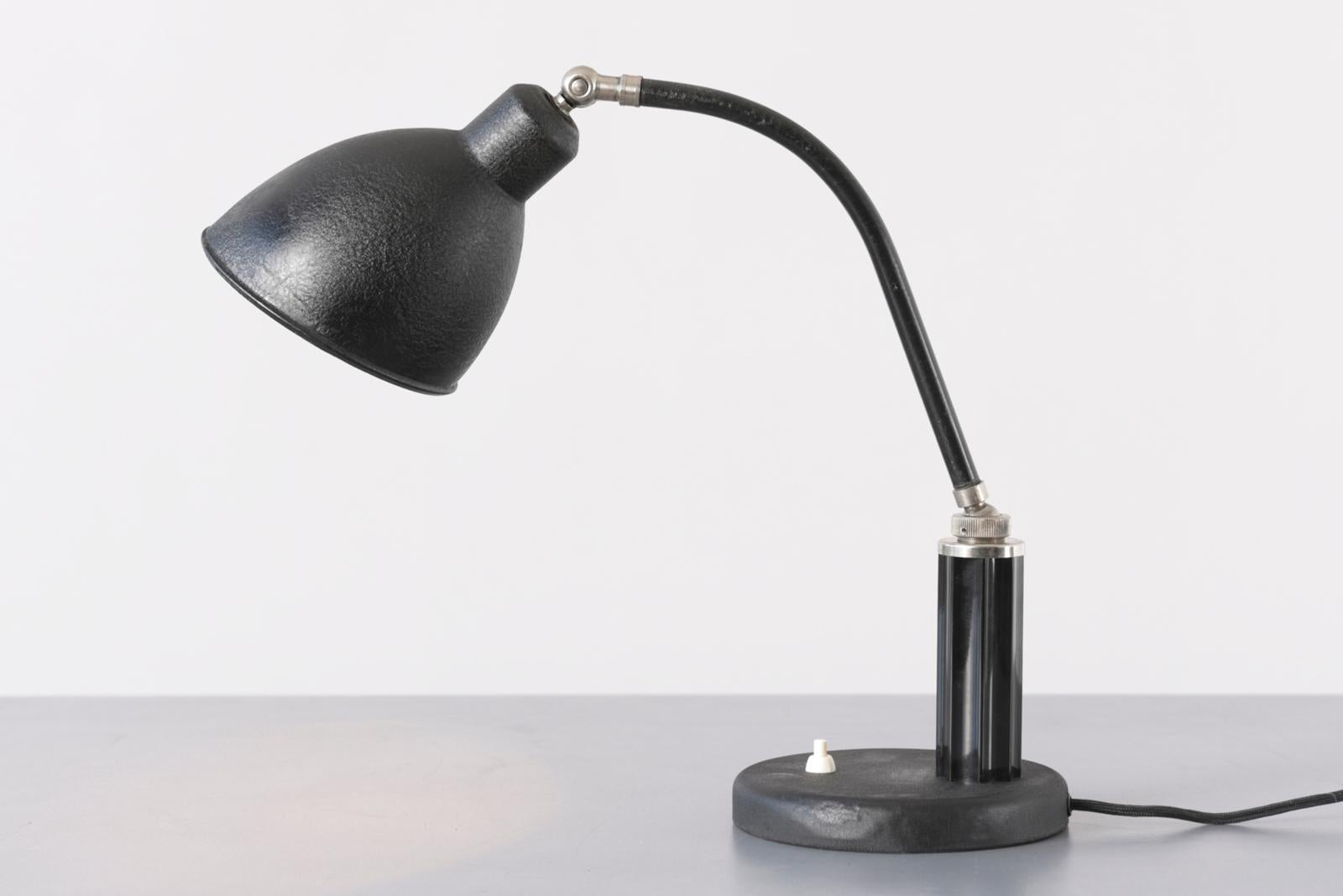 Table Lamp Grapholux by Christian Dell for Molitor, Germany - 1935 In Good Condition In Berlin, DE