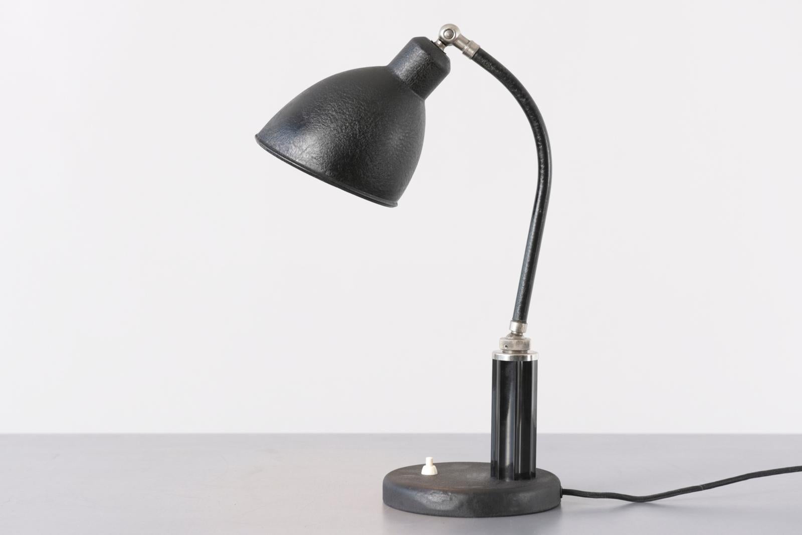 Mid-20th Century Table Lamp Grapholux by Christian Dell for Molitor, Germany - 1935 For Sale