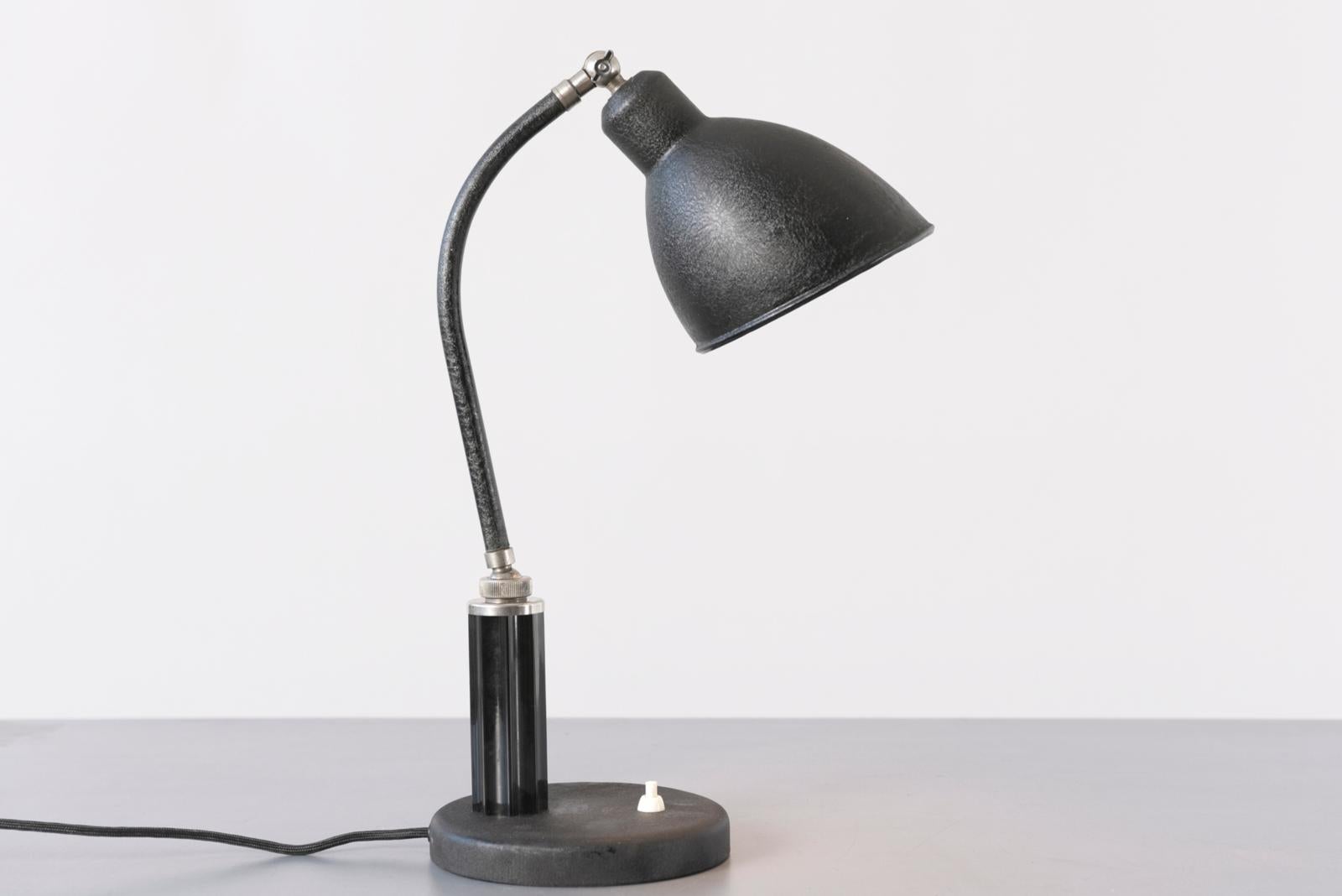 Table Lamp Grapholux by Christian Dell for Molitor, Germany - 1935 For Sale 2