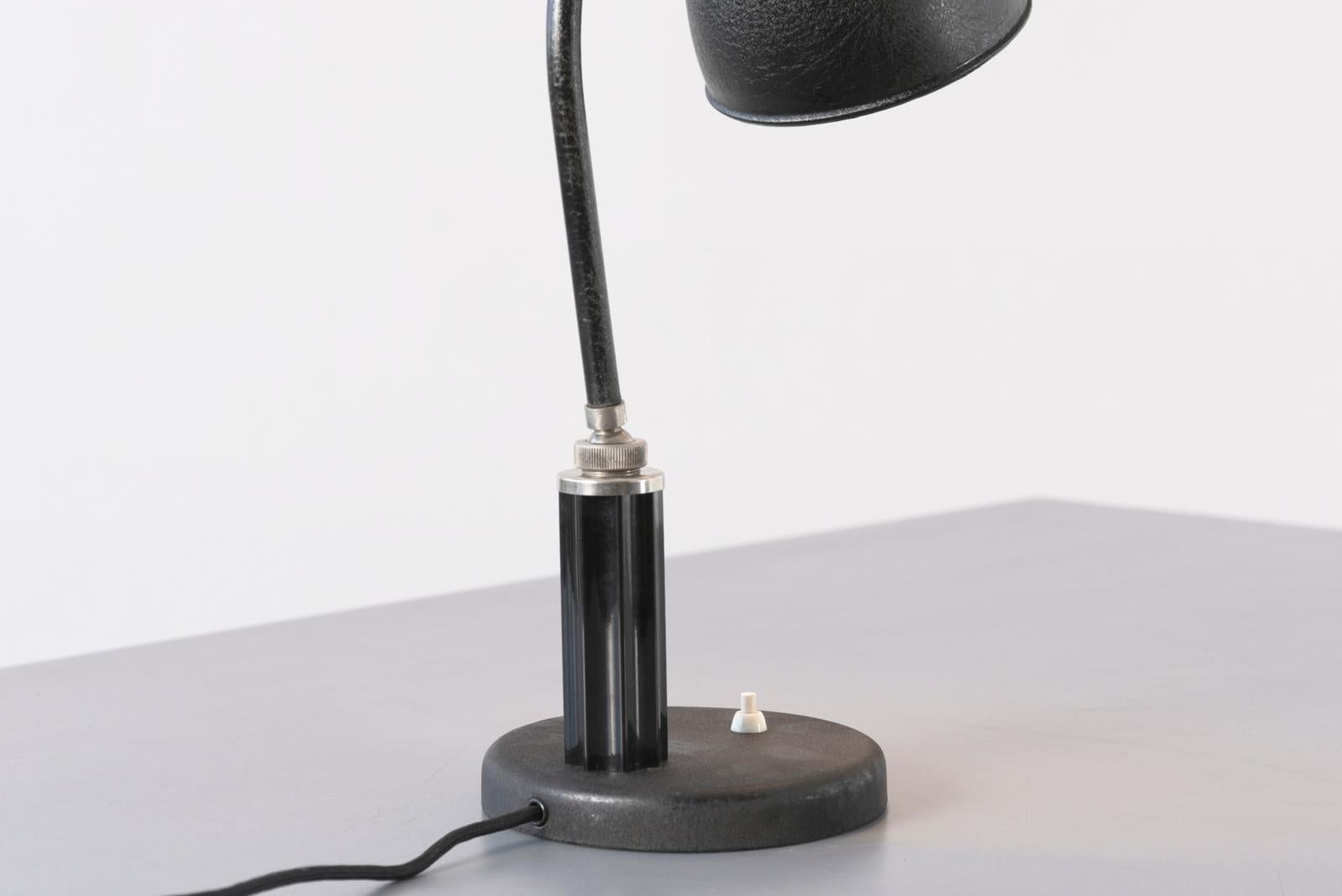 Table Lamp Grapholux by Christian Dell for Molitor, Germany - 1935 For Sale 3