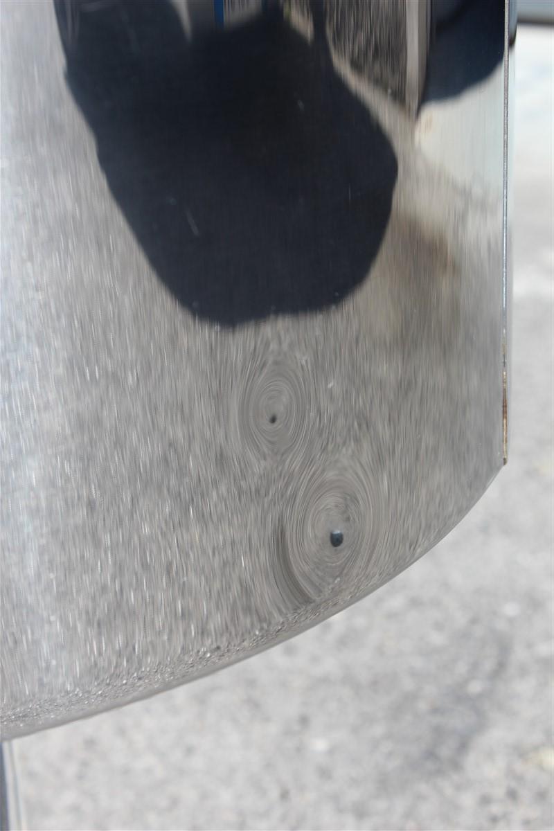 Lampada da tavolo Harvey Guzzini Design Italiano Lucite Acciaio Argento in vendita 4
