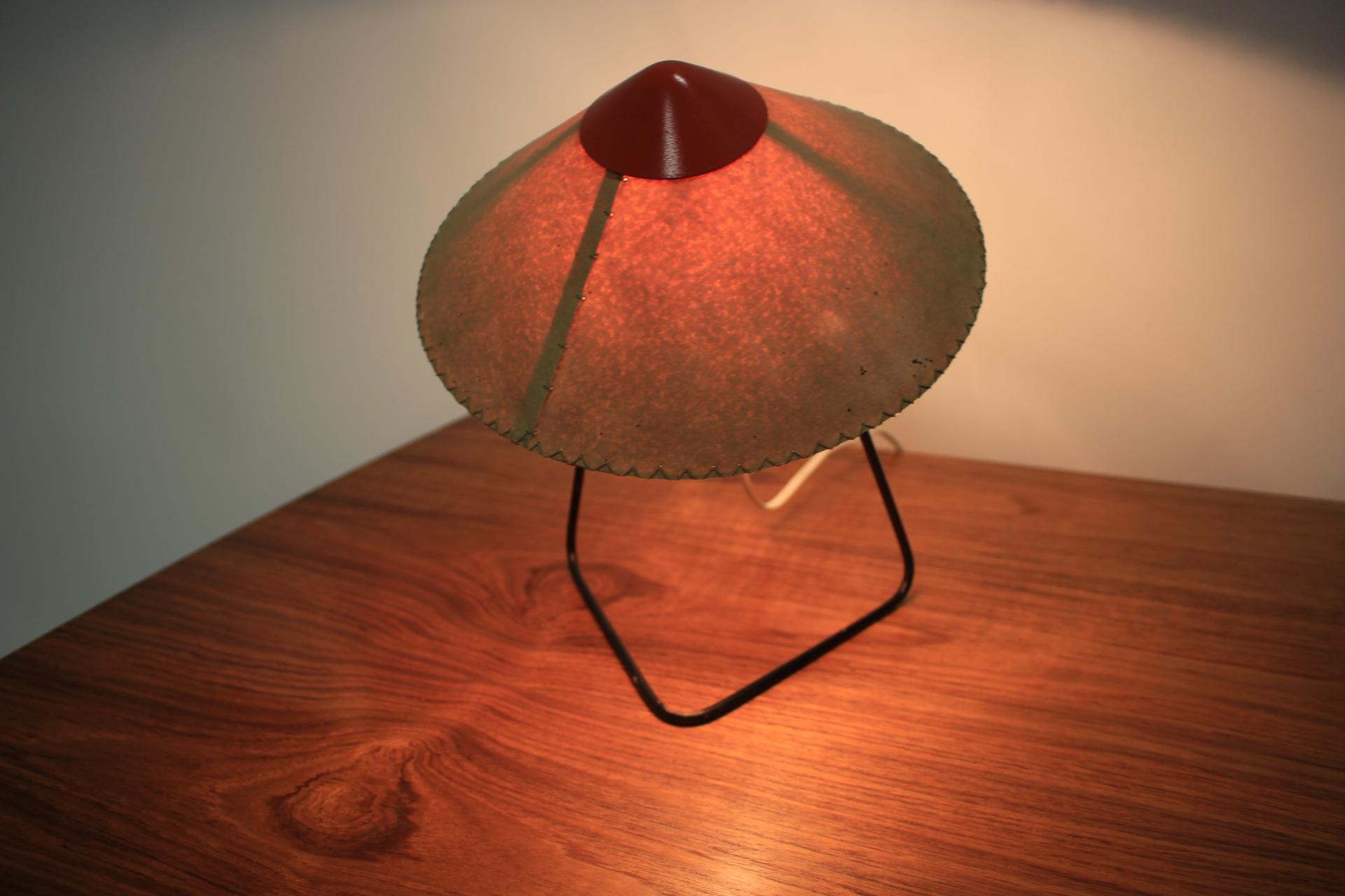 Brass Table Lamp, Helena Frantová, 1950s
