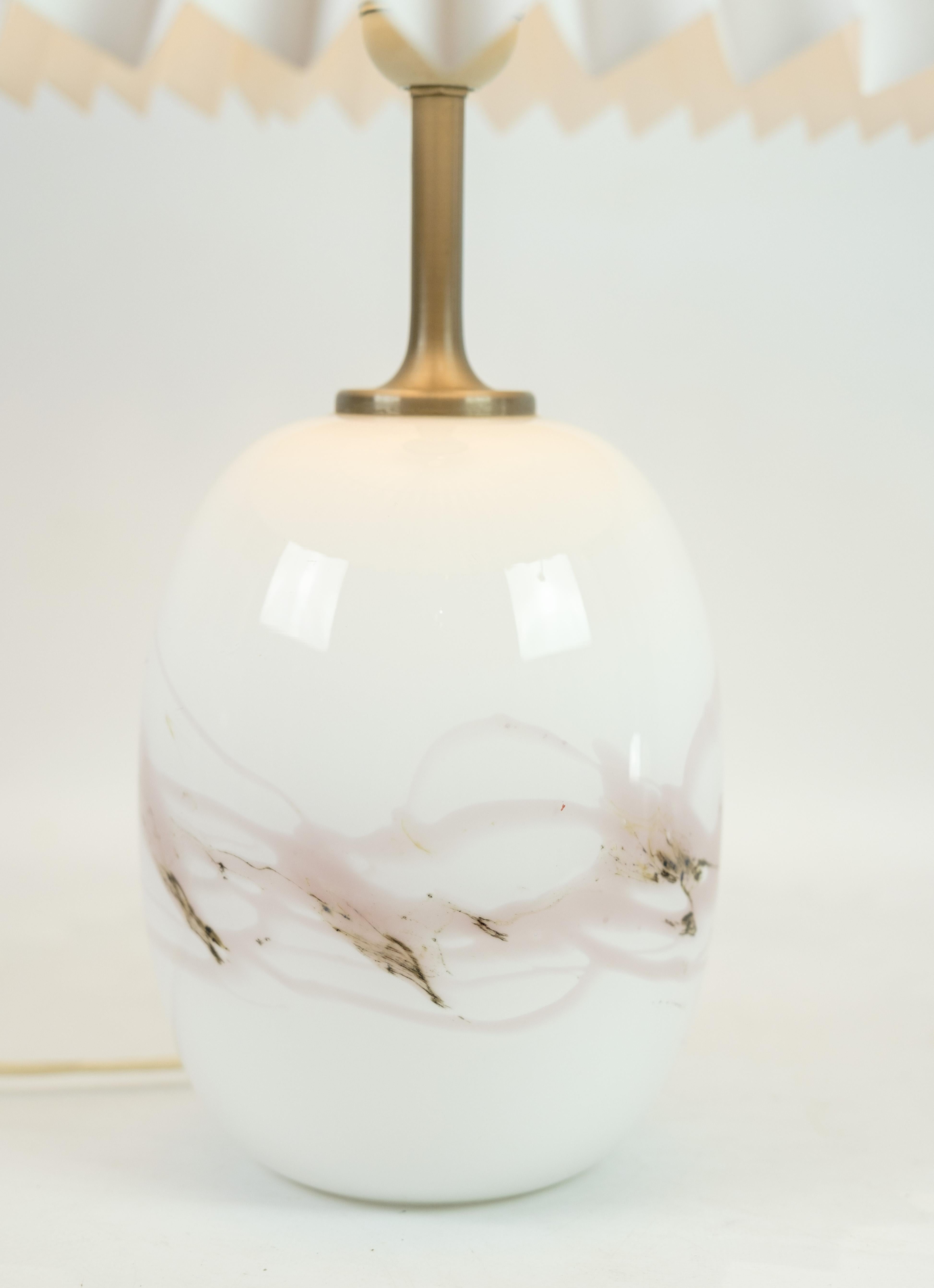 20th Century Table Lamp, Holmegaard, Model Sakura, Design by Michael Bang For Sale