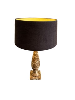 Table lamp in agate