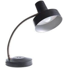 Vintage Table Lamp in Black Bakelite and Metal by Elektrosvit, Czechoslovakia, 1970s